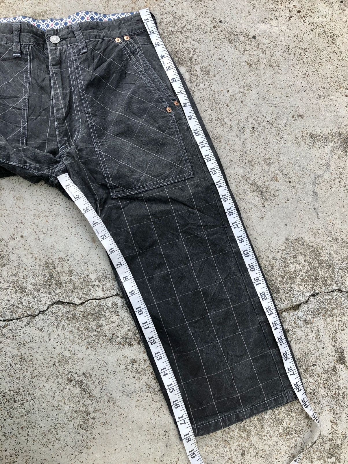 Designer × Japanese Brand HIROMICHI NAKANO FADED BLACK 3 QUARTER PANT Size US 28 / EU 44 - 7 Thumbnail