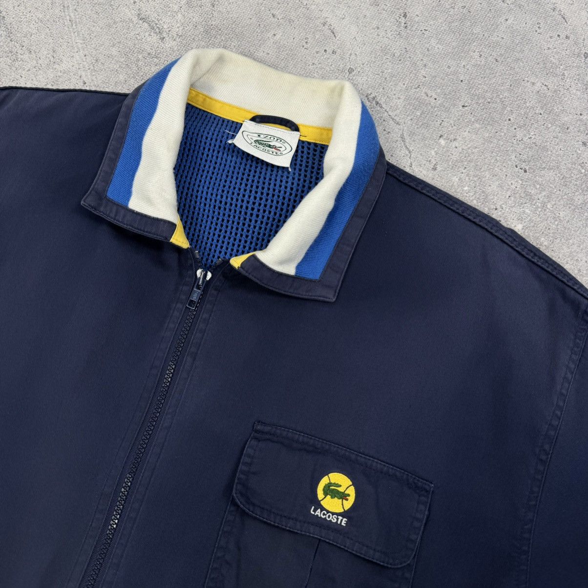 Lacoste × Vintage Vintage Lacoste Izod 90s Tennis Bomber Jacket Size US L / EU 52-54 / 3 - 8 Thumbnail