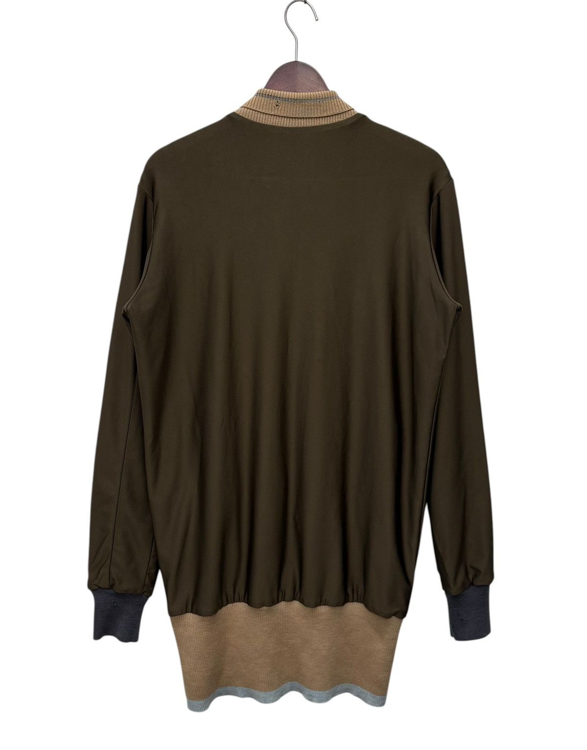 Yohji Yamamoto Yohji Yamamoto Femme Jersey Bomber Sweater Size M / US 6-8 / IT 42-44 - 8 Thumbnail