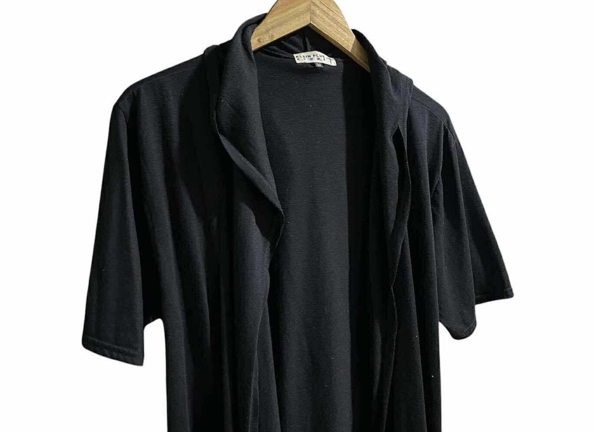Japanese Brand 🔥Y2K Klein Plus Homme Bondage Asymmetric Cardigan Hooded Size US L / EU 52-54 / 3 - 2 Thumbnail