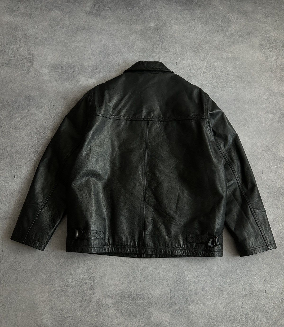 Genuine Leather Vintage Ciro Citerrio factur leather jacket mens y2k Size US L / EU 52-54 / 3 - 2 Thumbnail