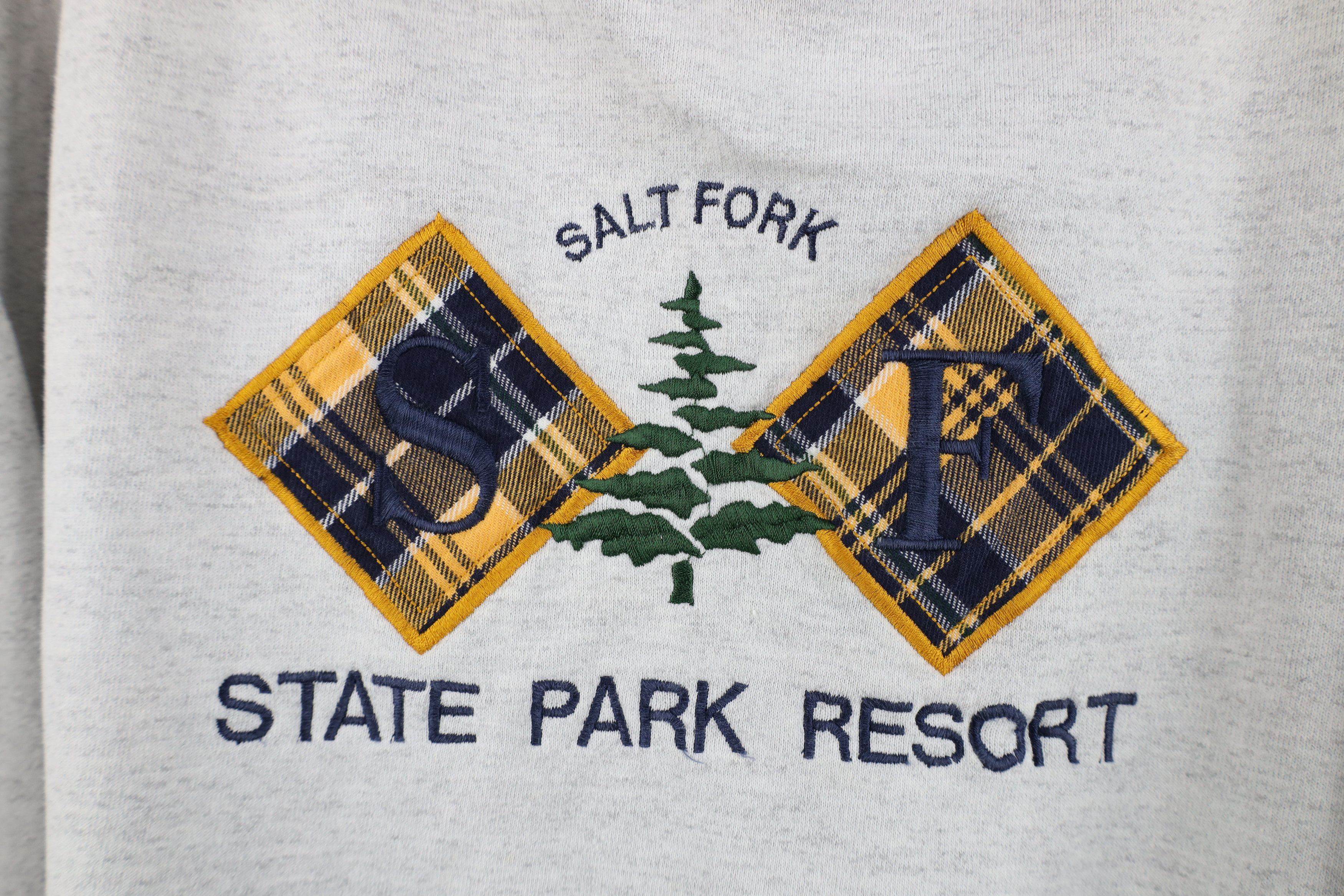 Vintage 90s Streetwear Park Resort Hoodie Sweatshirt USA
