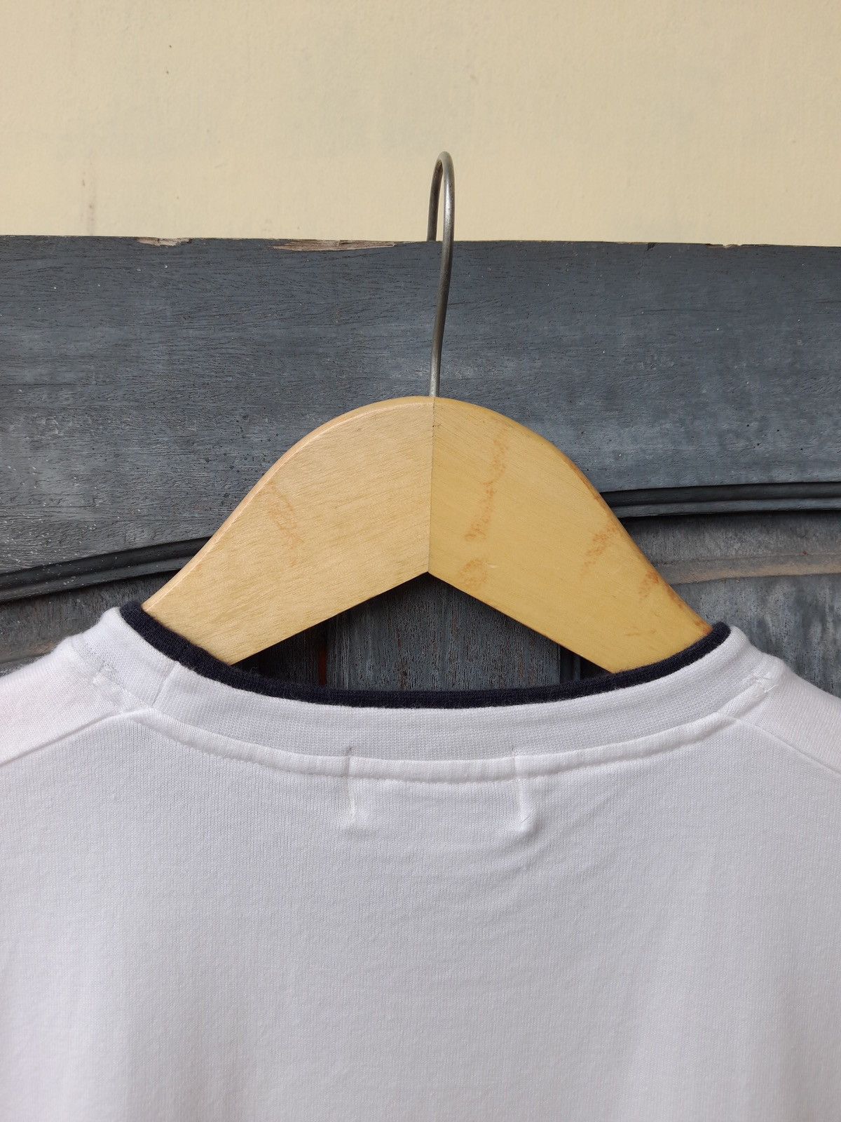 Kansai Yamamoto Vintage Kansai Yamamoto Homme Logo Stripe Tee Japan Designer Size US L / EU 52-54 / 3 - 11 Thumbnail