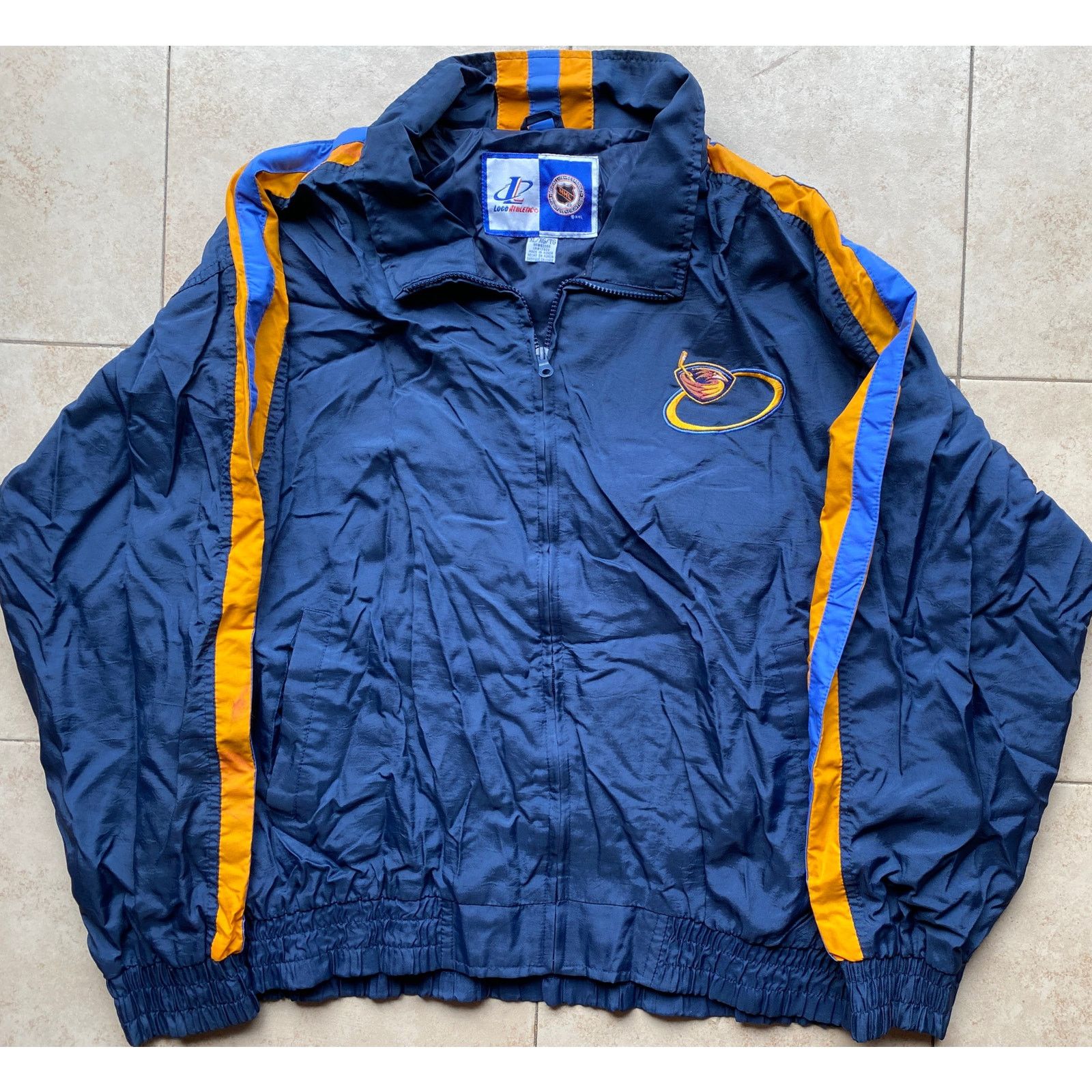 NHL × Starter Atlanta Thrashers 90s LOGO ATHLETIC windbreaker XL NHL vtg Size US XL / EU 56 / 4 - 2 Thumbnail