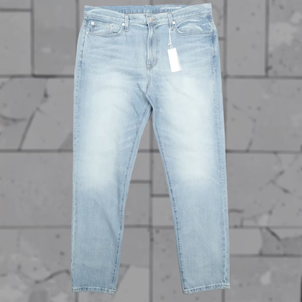 Outerknown Outerknown Sea Jeans Drifter Tapered Fit 36x32 Organic Cotton RLW Blue Jeans Men Regular 5-Pocket Denim Vintage No Size US 36 / EU 52 - 1 Thumbnail