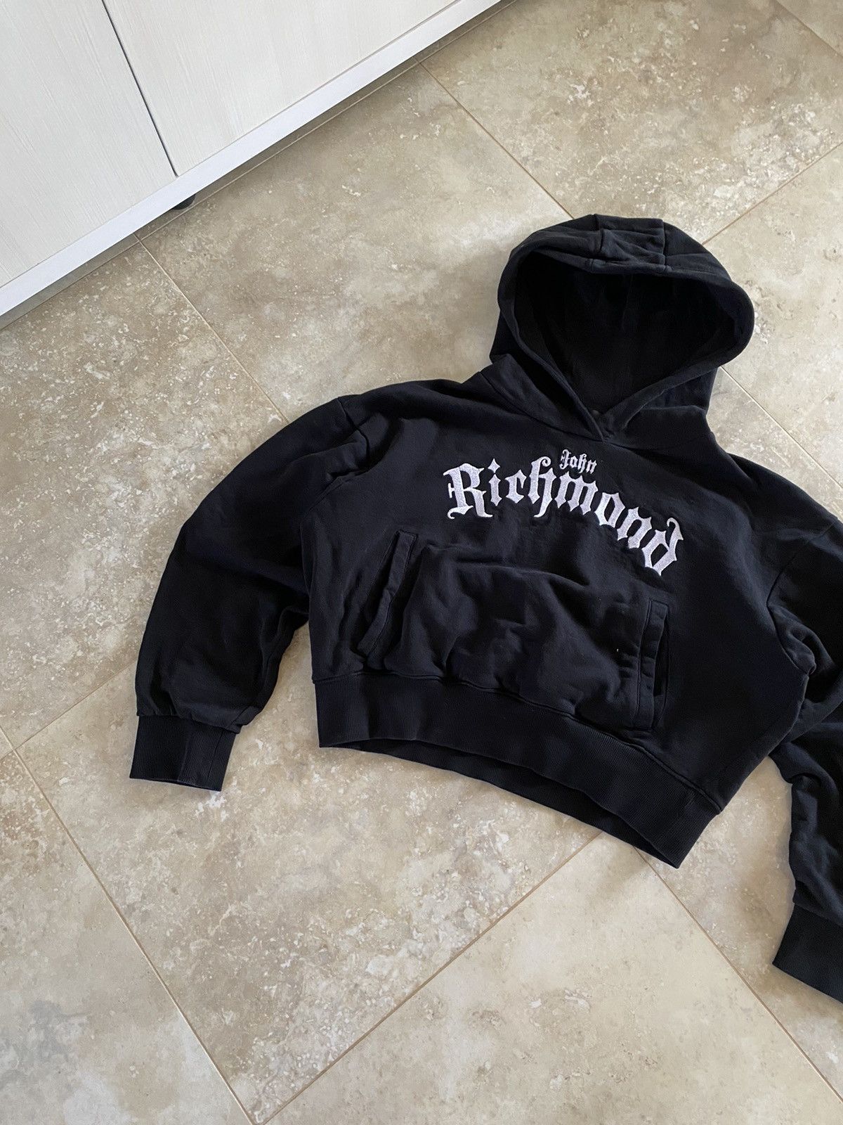 John Richmond Vintage Jonh Richmond Y2K Baggy Hoodie Tribal Boxy Size L / US 10 / IT 46 - 5 Thumbnail