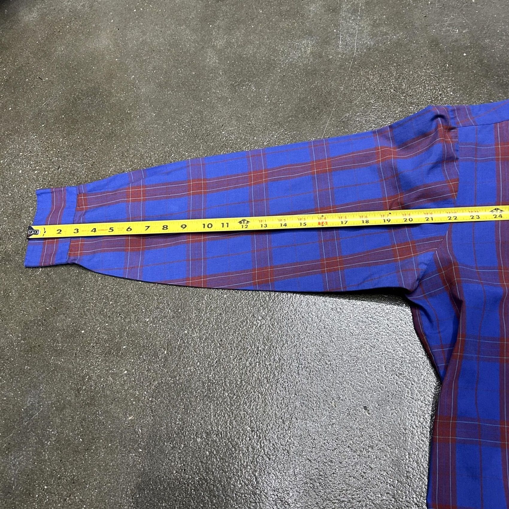 Vintage Basic Elements Shirt Mens Medium Blue Plaid Button-Down Long Sleeve Casual Shirt Size US M / EU 48-50 / 2 - 6 Thumbnail