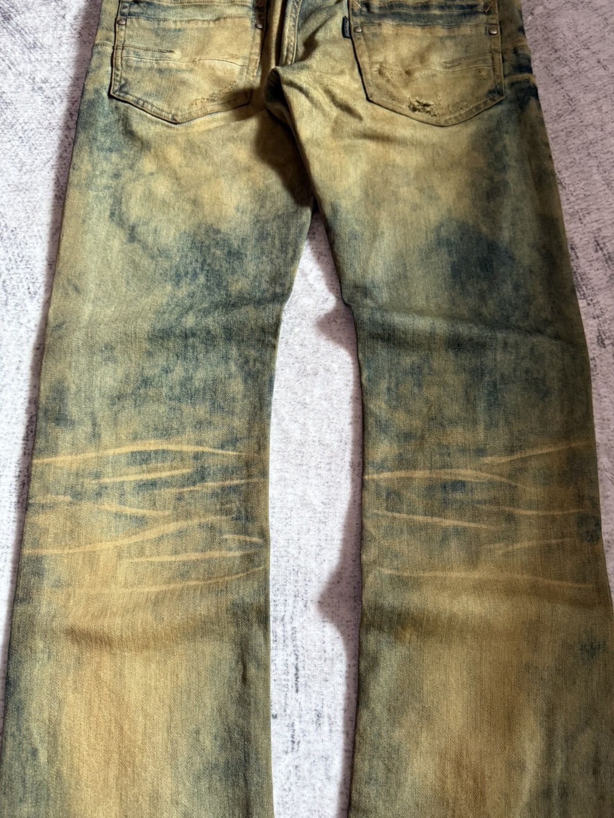 Tornado Mart Tornado Mart Mud Wash Repaired Details Flared Jeans Size US 32 / EU 48 - 16 Thumbnail