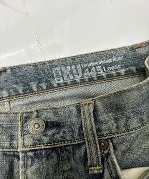 Edwin 🔥EDWIN 445 BAGGY LOOSE FIT FADE DENIM JEANS Size US 30 / EU 46 - 7 Thumbnail