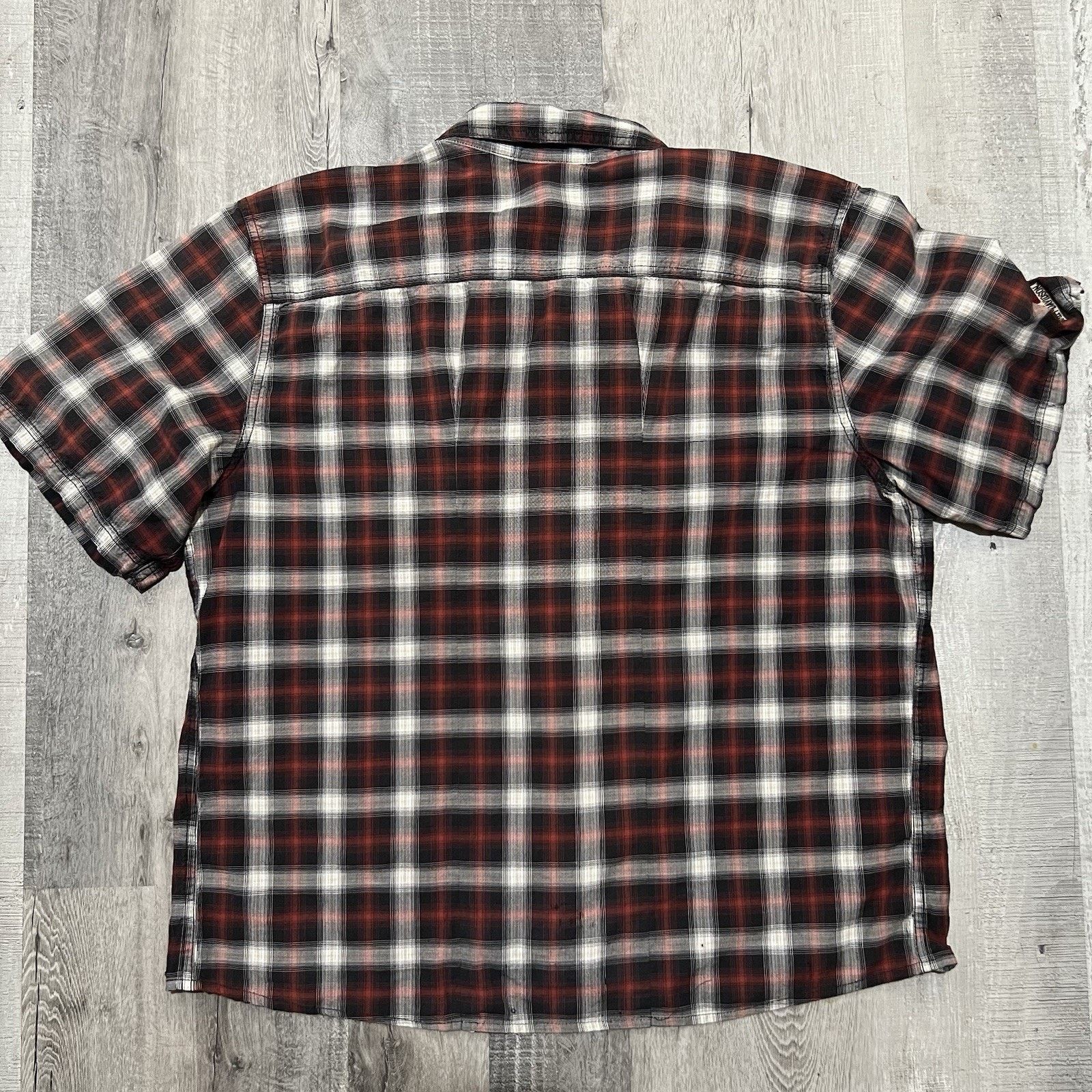 Harley Davidson Harley Davidson Men's Plaid Motorcycle Biker Button Front Size US XL / EU 56 / 4 - 3 Thumbnail