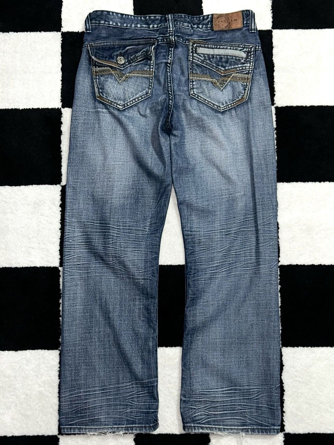Helix HELIX Y2K Bootcut Jeans Size US 34 / EU 50 - 3 Thumbnail