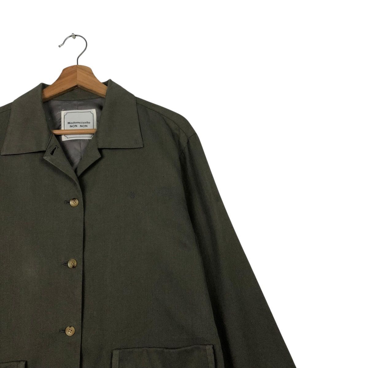 Japanese Brand 🔥VINTAGE CROPPED BUTTON JACKET MADEMOISELLE NON NON Size M / US 6-8 / IT 42-44 - 6 Thumbnail