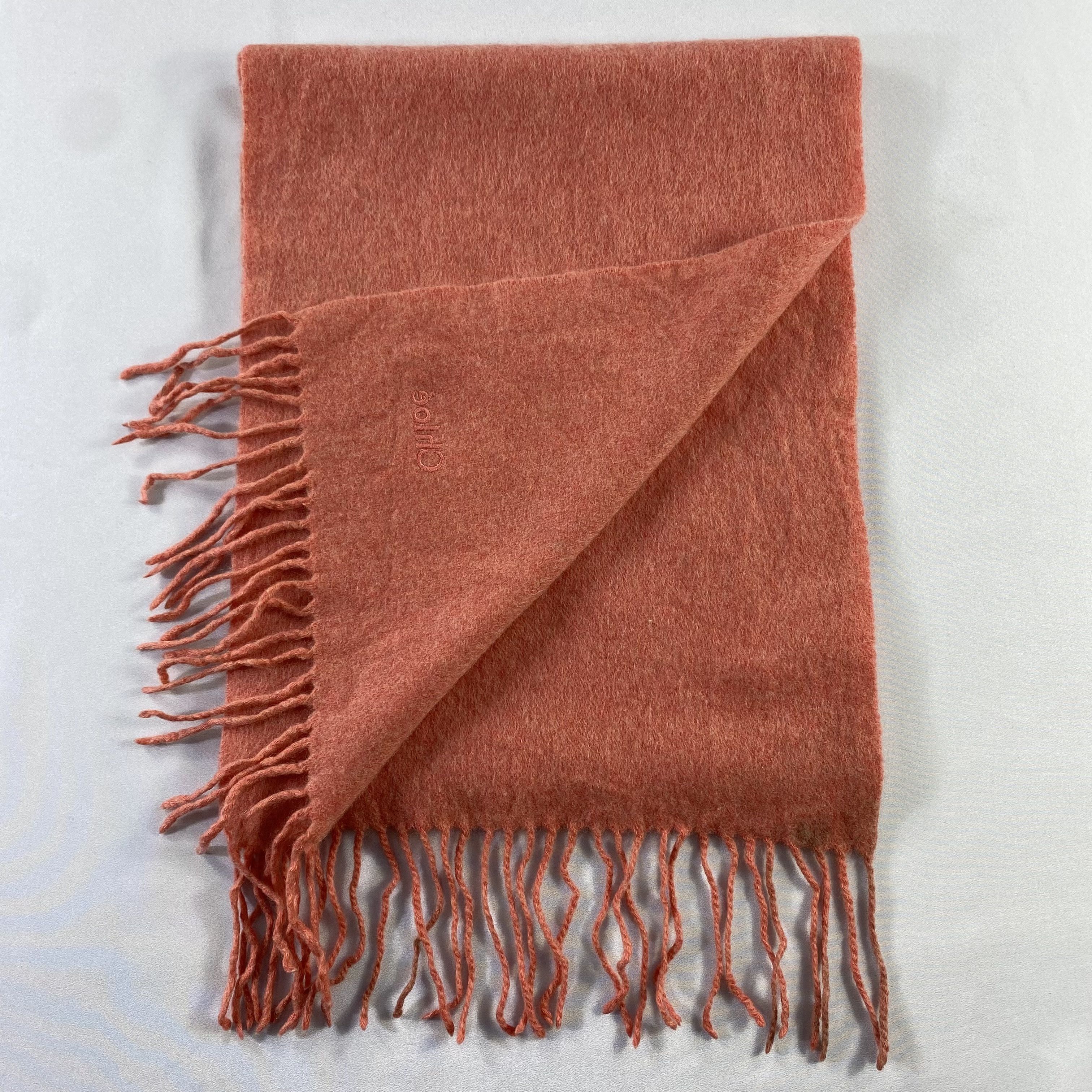 Chloe Chloe Scarf Neck Wrap Cashmere Muffler Size ONE SIZE - 5 Thumbnail