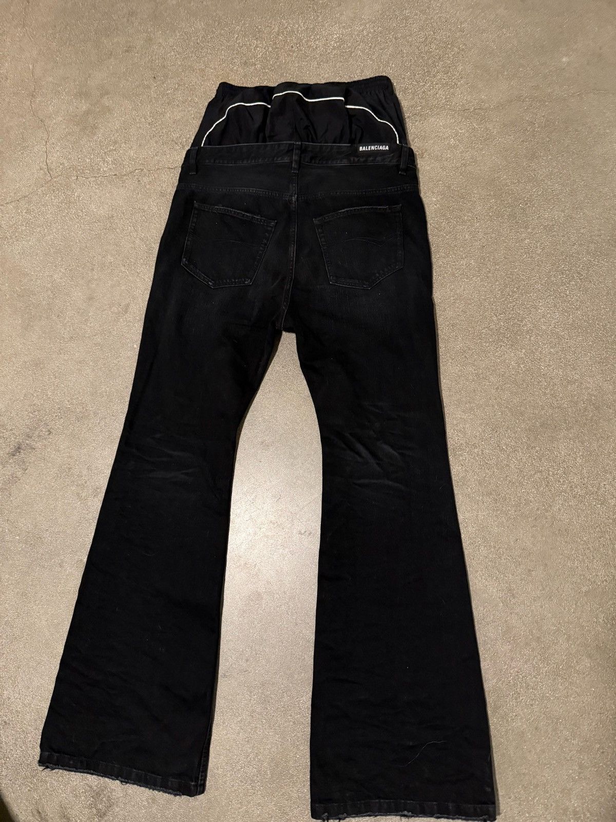 パンツ balenciaga 25SS layered jeans BALENCIAGA - Layered jeans | Leam Roma - Luxury Shopping Online