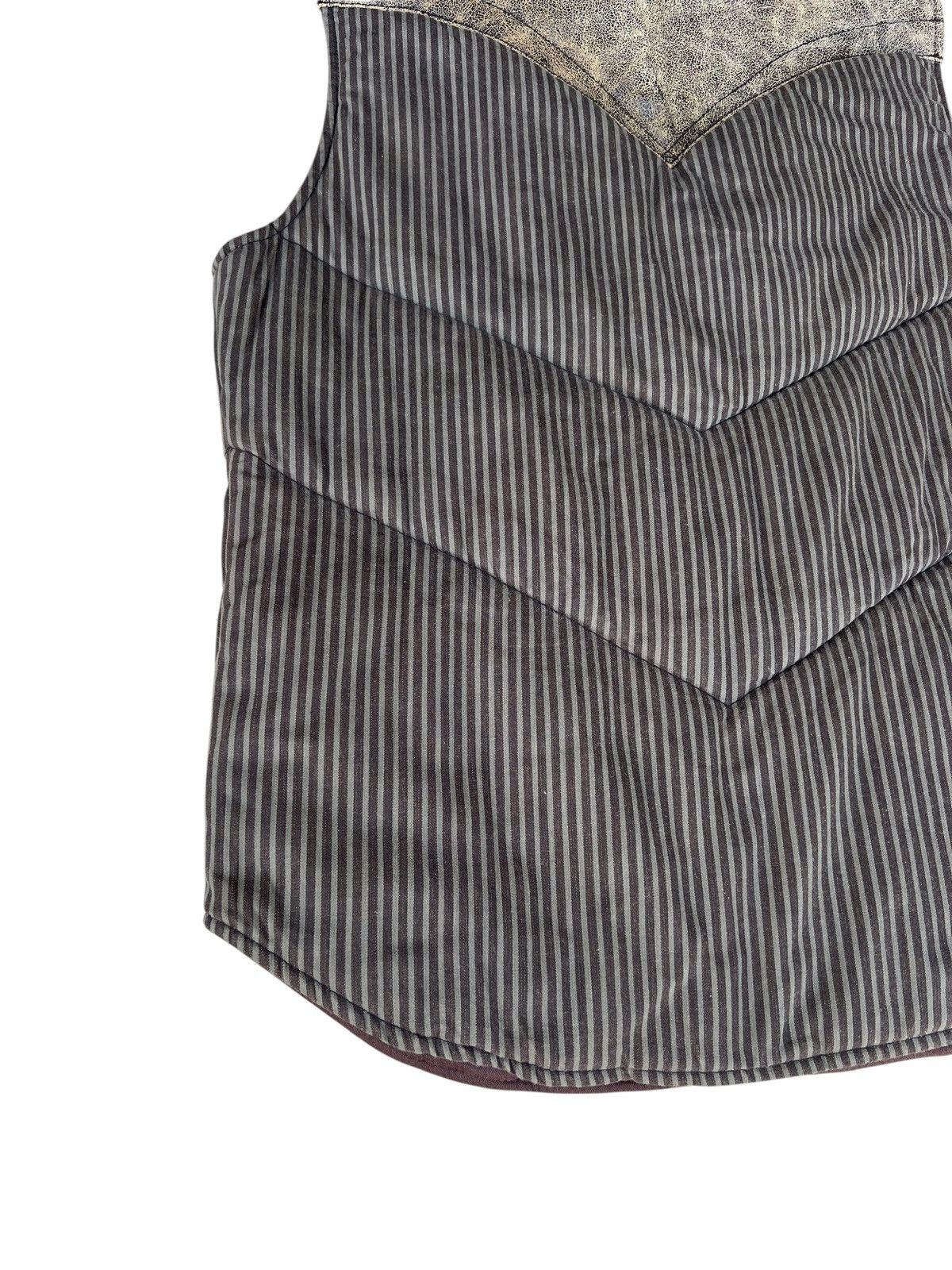 Levi's Vintage 2003 Levi’s Redloop Waxed Hybrid Leather puffer Vest Size US M / EU 48-50 / 2 - 17 Thumbnail
