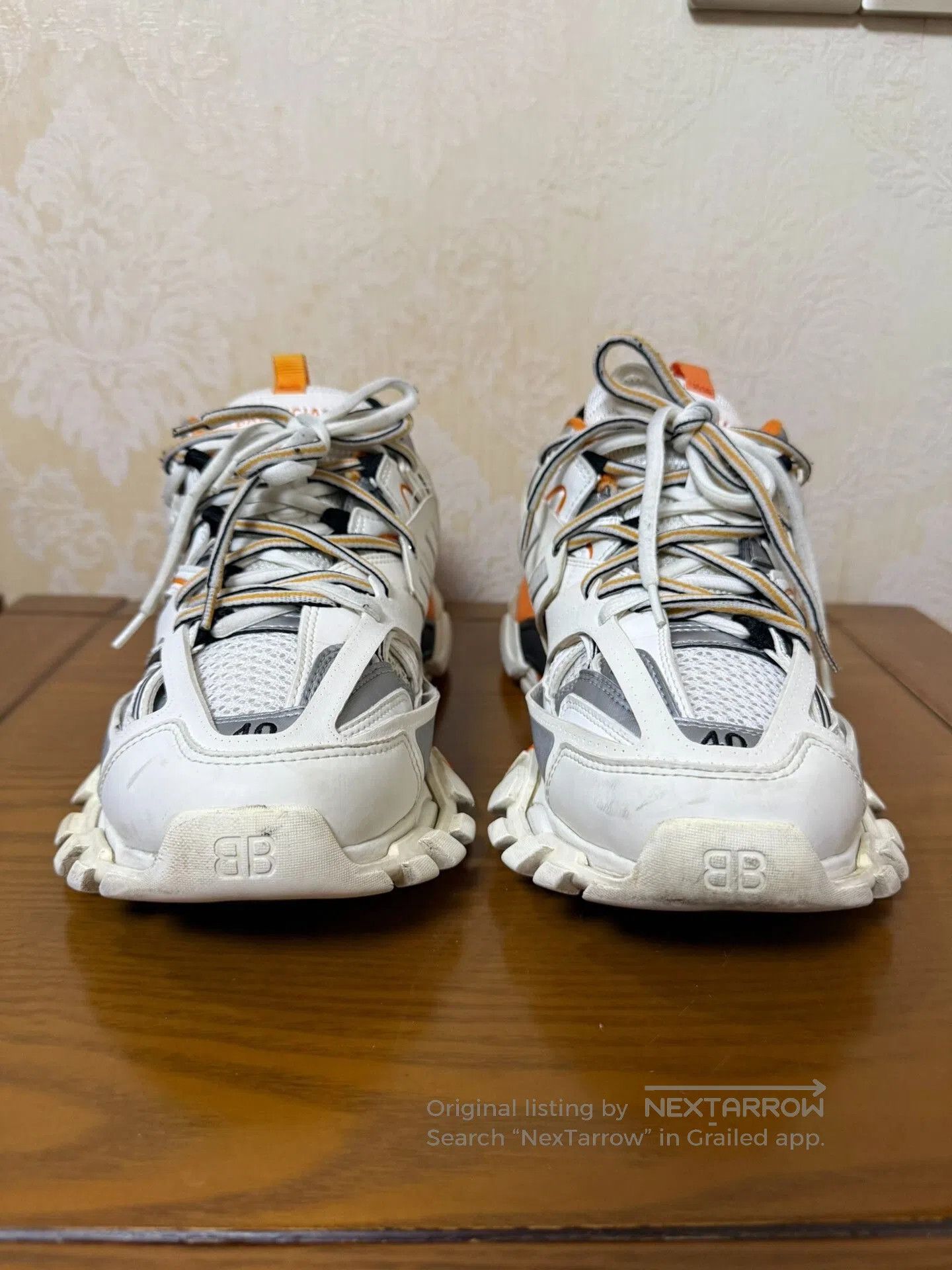 Balenciaga Balenciaga Track White Orange Size 40. Size US 7 / EU 40 - 2 Thumbnail