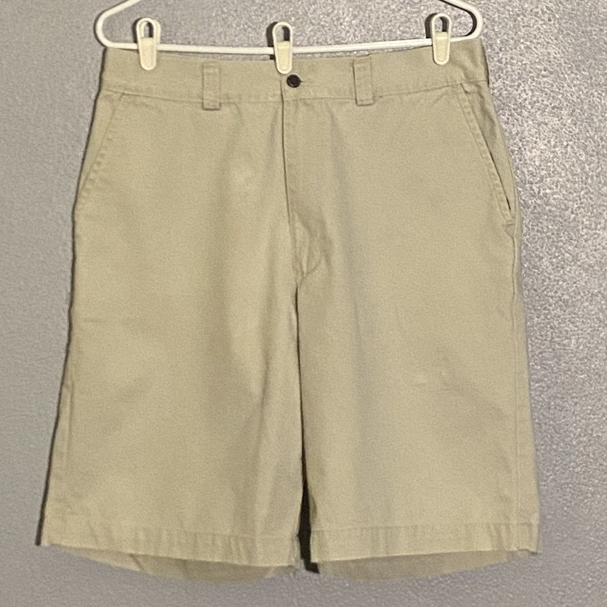 Perry Ellis × Vintage Vintage Perry Ellis Light Tan Chino Shorts Men’s Size 34/L Size US 34 / EU 50 - 1 Thumbnail