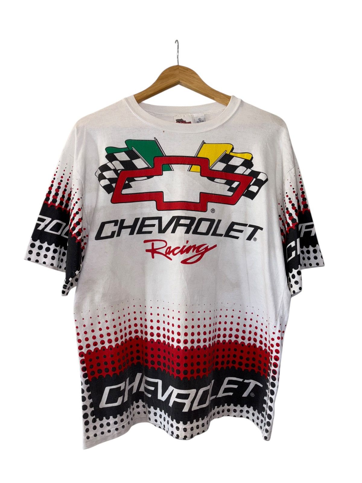 Chevrolet × NASCAR × Vintage Vintage 90’s NASCAR Chevrolet Racing AOP T-Shirt Size US L / EU 52-54 / 3 - 1 Thumbnail