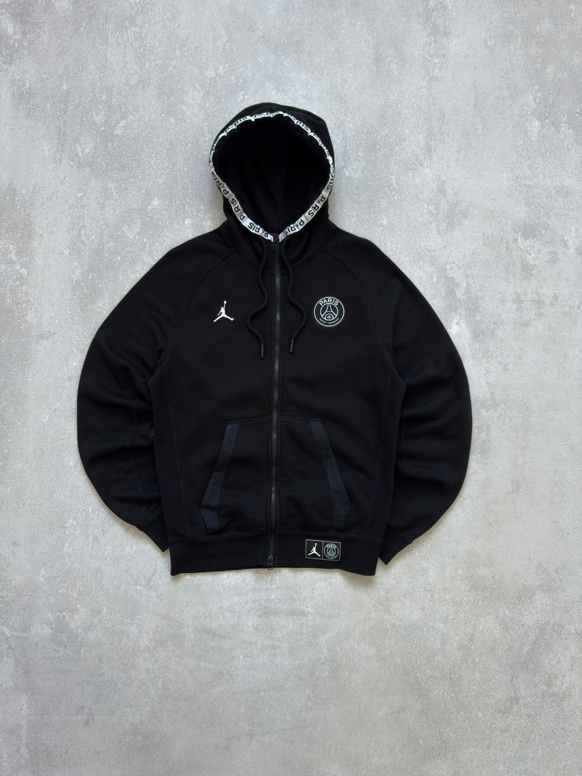 Zip Hoodie Jordan Psg Hoodie Black Air Jordan X PSG FULL ZIP