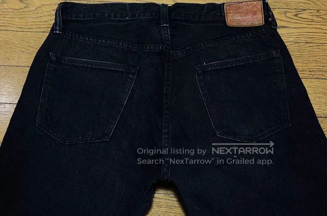 Sugar Cane Sugar Cane Black Denim Trousers. Size US 32 / EU 48 - 2 Thumbnail