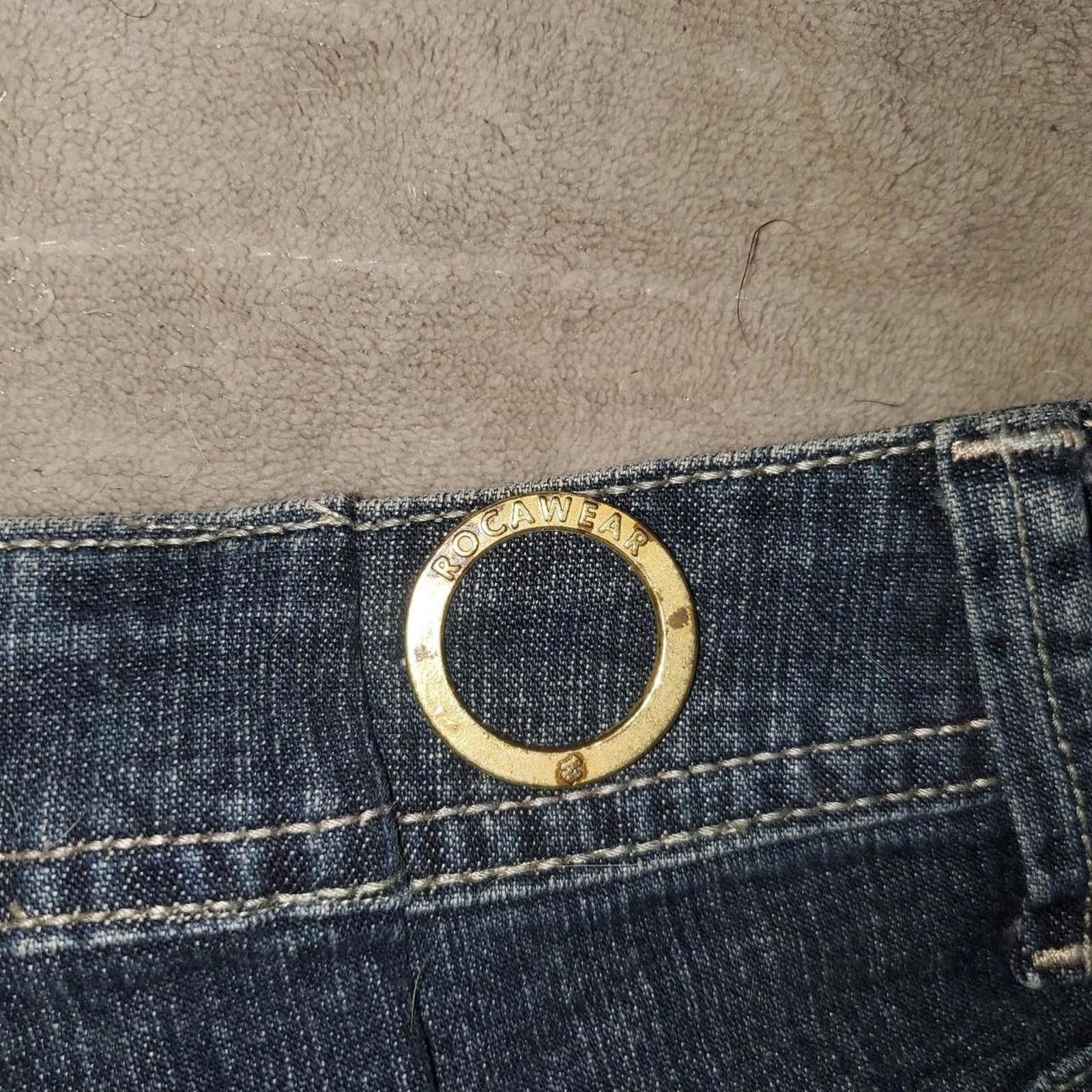 Rocawear Rocawear Women's Red and Navy Jeans Size 36" / US 14 / IT 50 - 5 Thumbnail