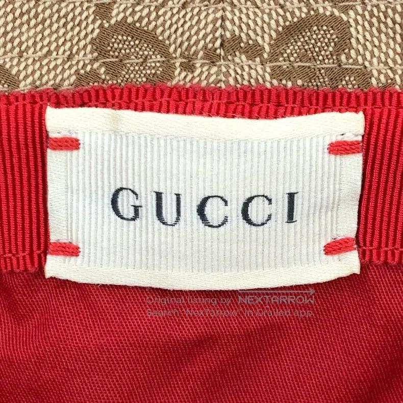 Gucci Gucci SizeL Brown logo jacquard full-print cotton casual fi Size ONE SIZE - 7 Thumbnail