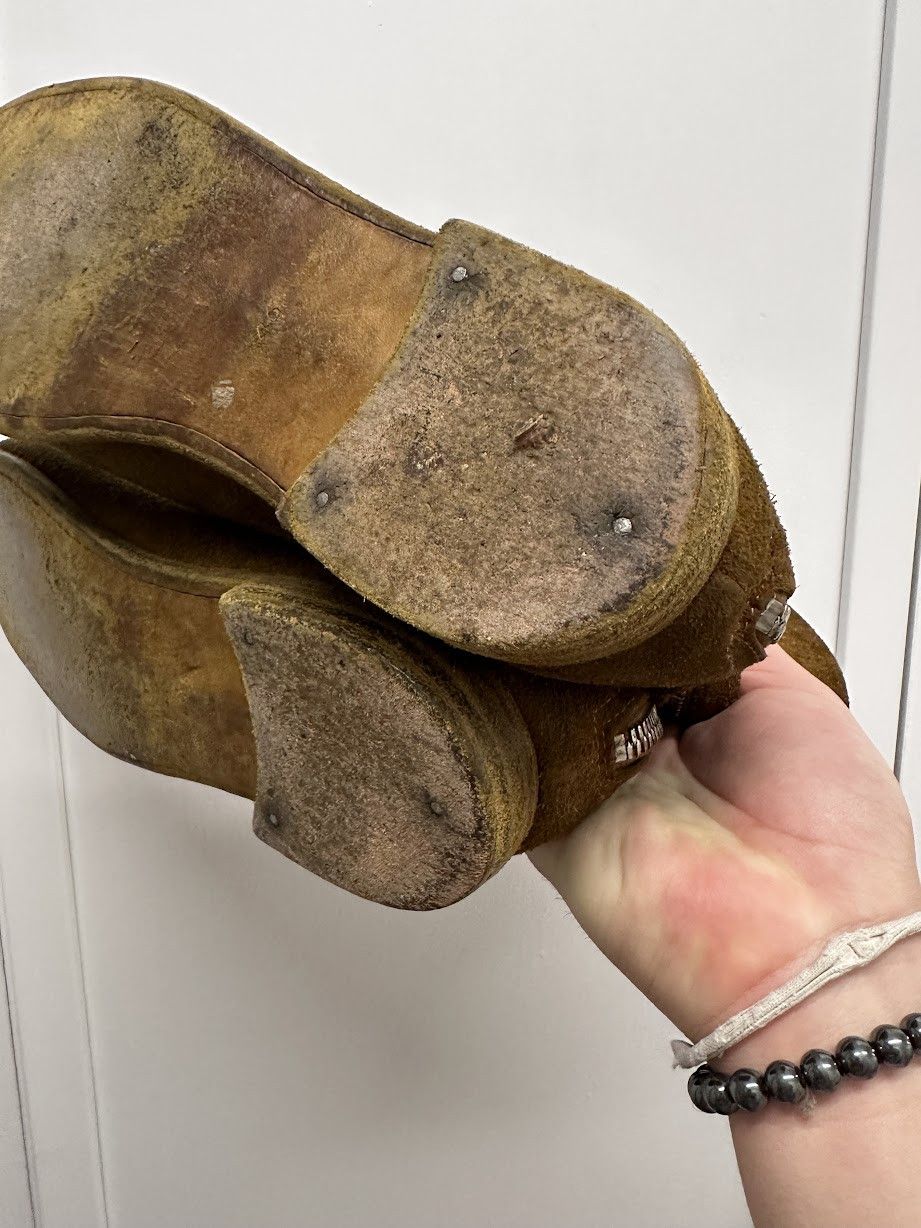 Guidi Collector piece: GUIDI. 987 Reverse bison. Horse lined. Size US 13 / EU 46 - 10 Thumbnail