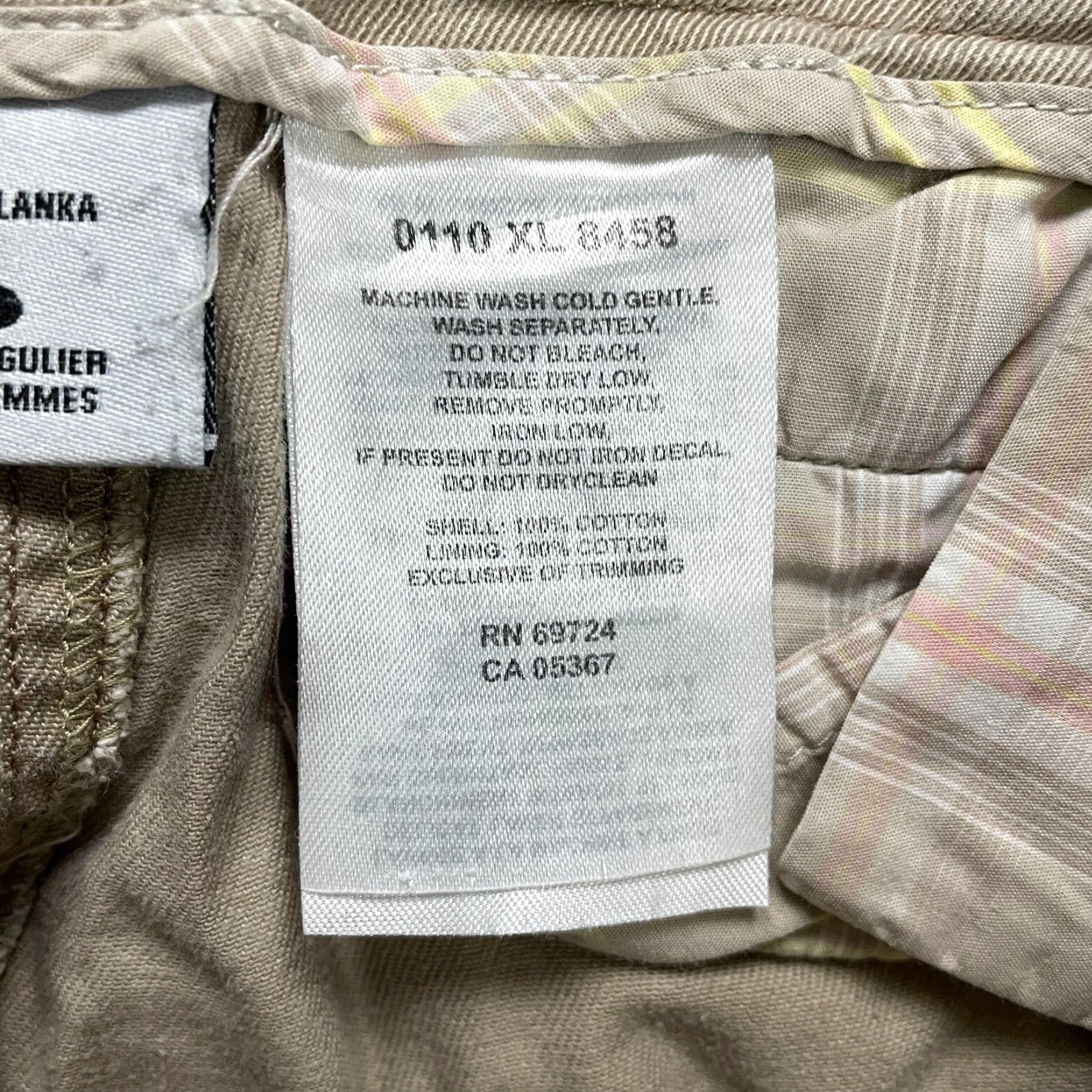 Vintage Columbia Pants Womens 8 Chino Brown Mid Rise Straight Leg Casual Cotton 32x30 Size 30" / US 8 / IT 44 - 6 Thumbnail