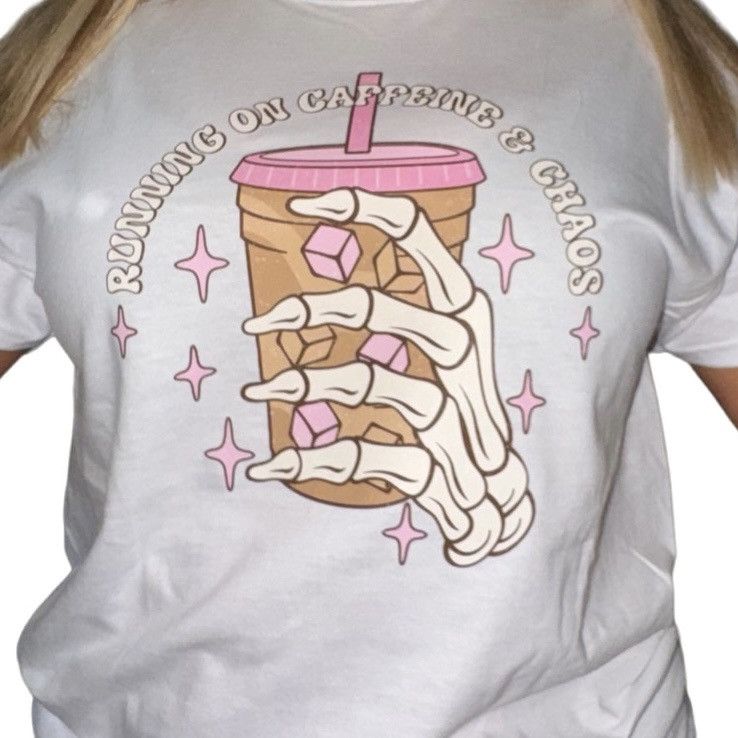 Designer Woman’s iced coffee tee shirt Size M / US 6-8 / IT 42-44 - 1 Preview