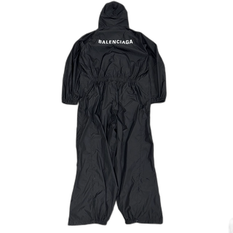 Balenciaga balenciaga black nylon jumpsuit unisex rare Size US 30 / EU 46 - 1 Thumbnail