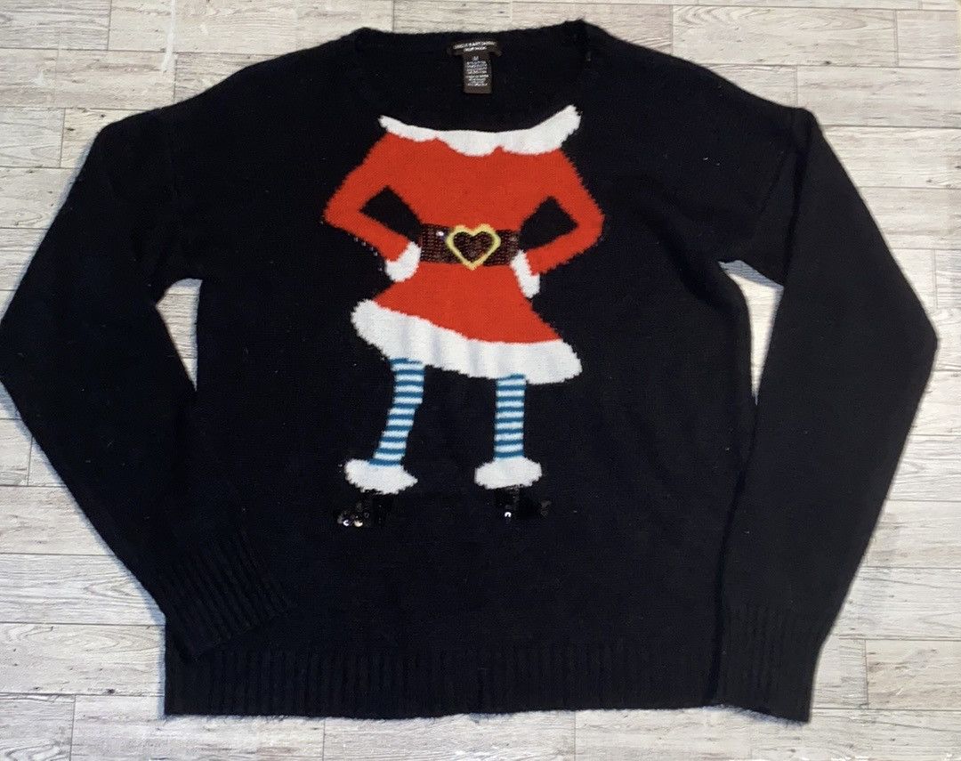 Vintage Linda Matthews, NY, Retro, Embellished, Holiday Knit Sweater Size M / US 6-8 / IT 42-44 - 5 Thumbnail
