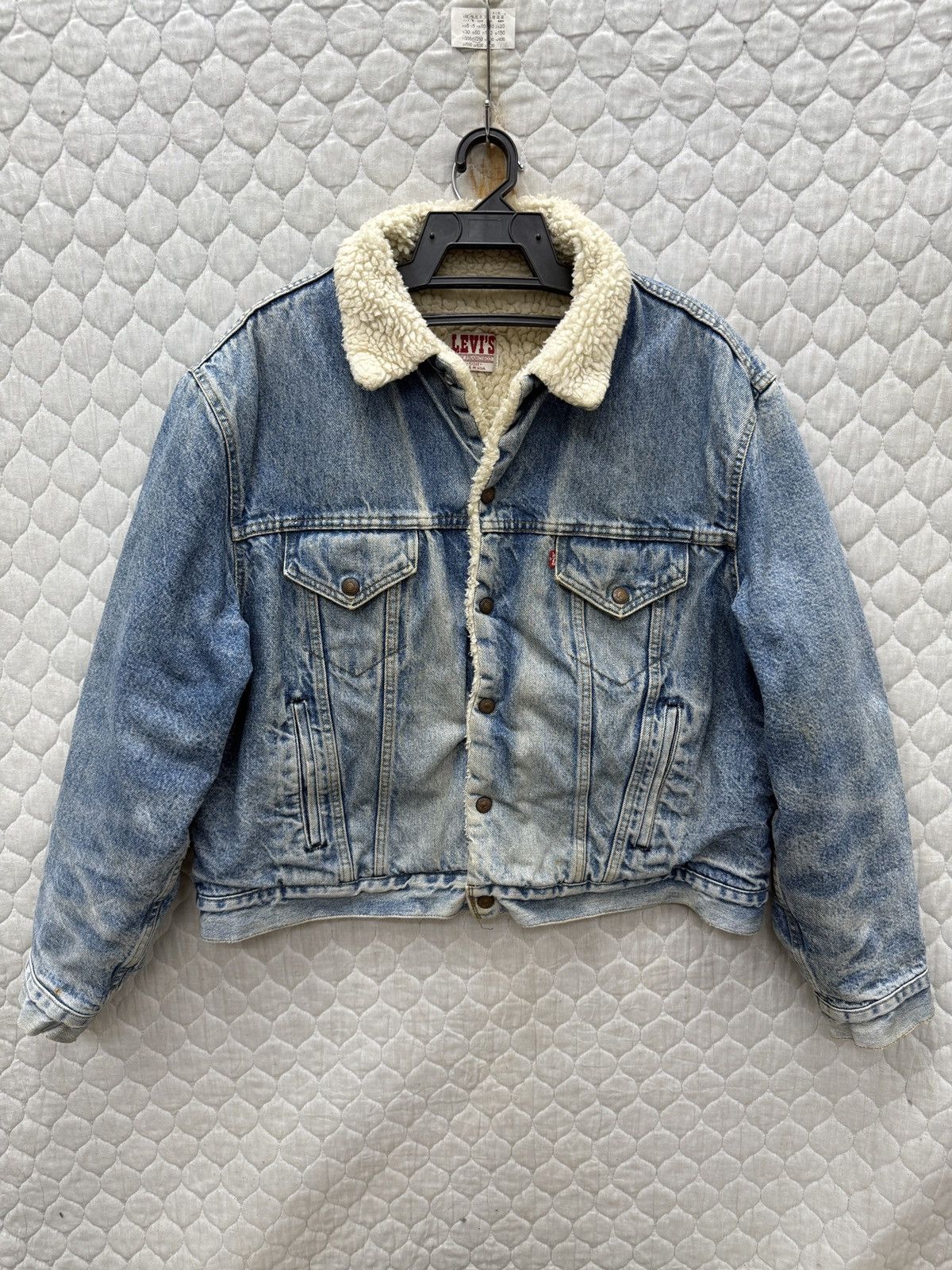 Levi's 🔥🔥🔥ARCHIVE VINTAGE 70’s LEVIS DENIM SHERPA JACKET Size US L / EU 52-54 / 3 - 1 Thumbnail