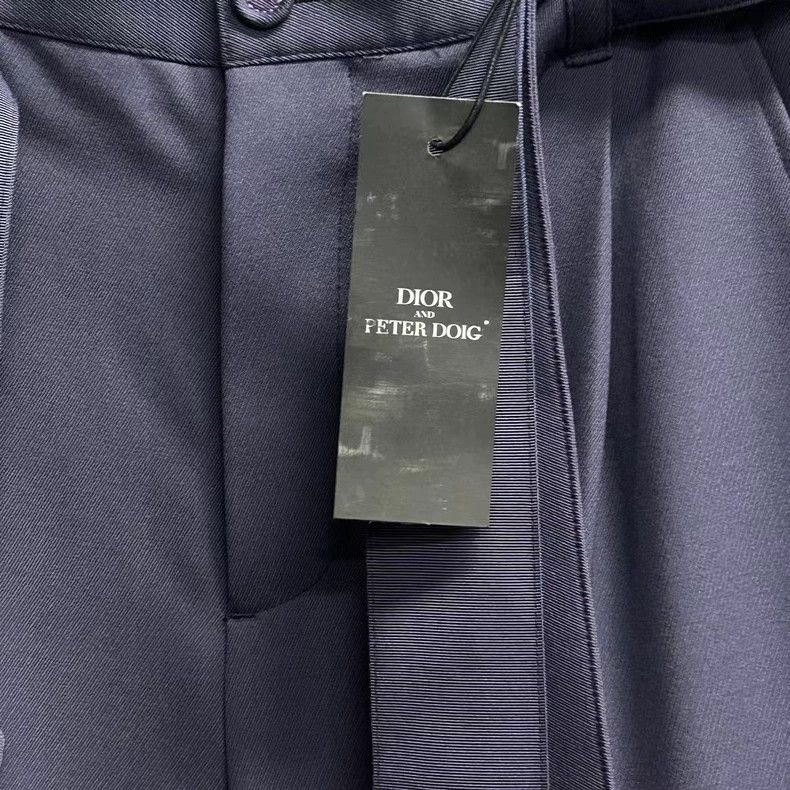 Dior The latest blue solid color laced trousers 2501-Nextarrow Size US 28 / EU 44 - 4 Thumbnail