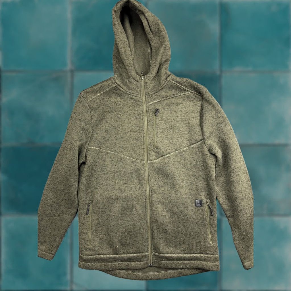 Vintage Roark Revival Jacket Mens L Green Hooded Fleece Full Zip Outdoor Hiking Size US L / EU 52-54 / 3 - 1 Thumbnail