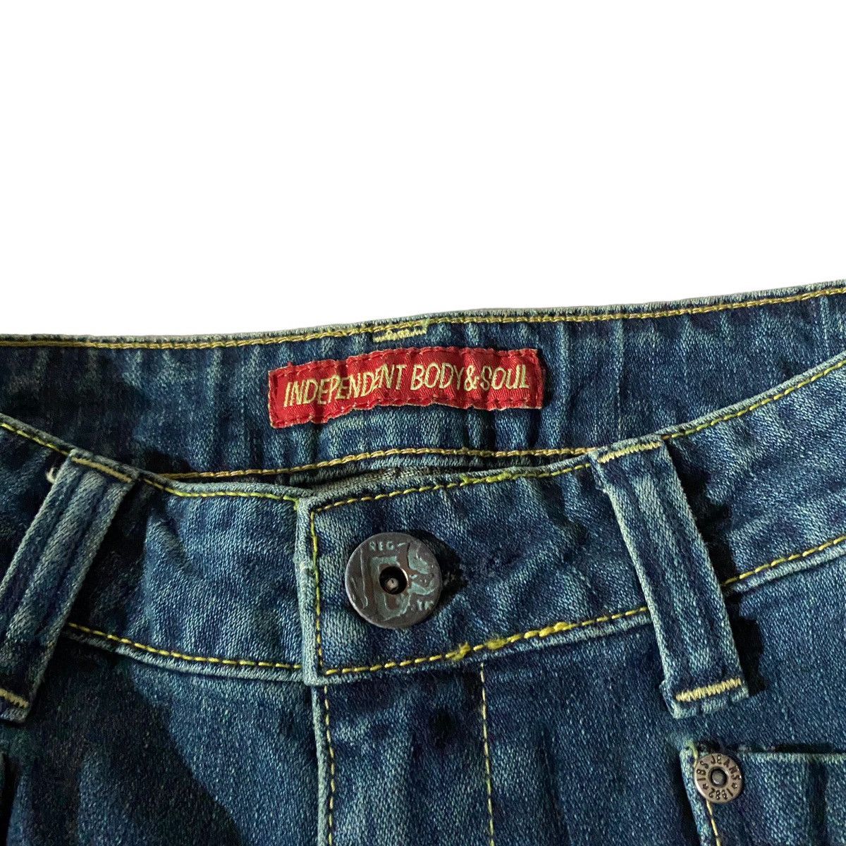 If Six Was Nine Crazy Vintage Body Soul Japanese Brand Jeans Zip Pocket Size US 27 - 10 Thumbnail