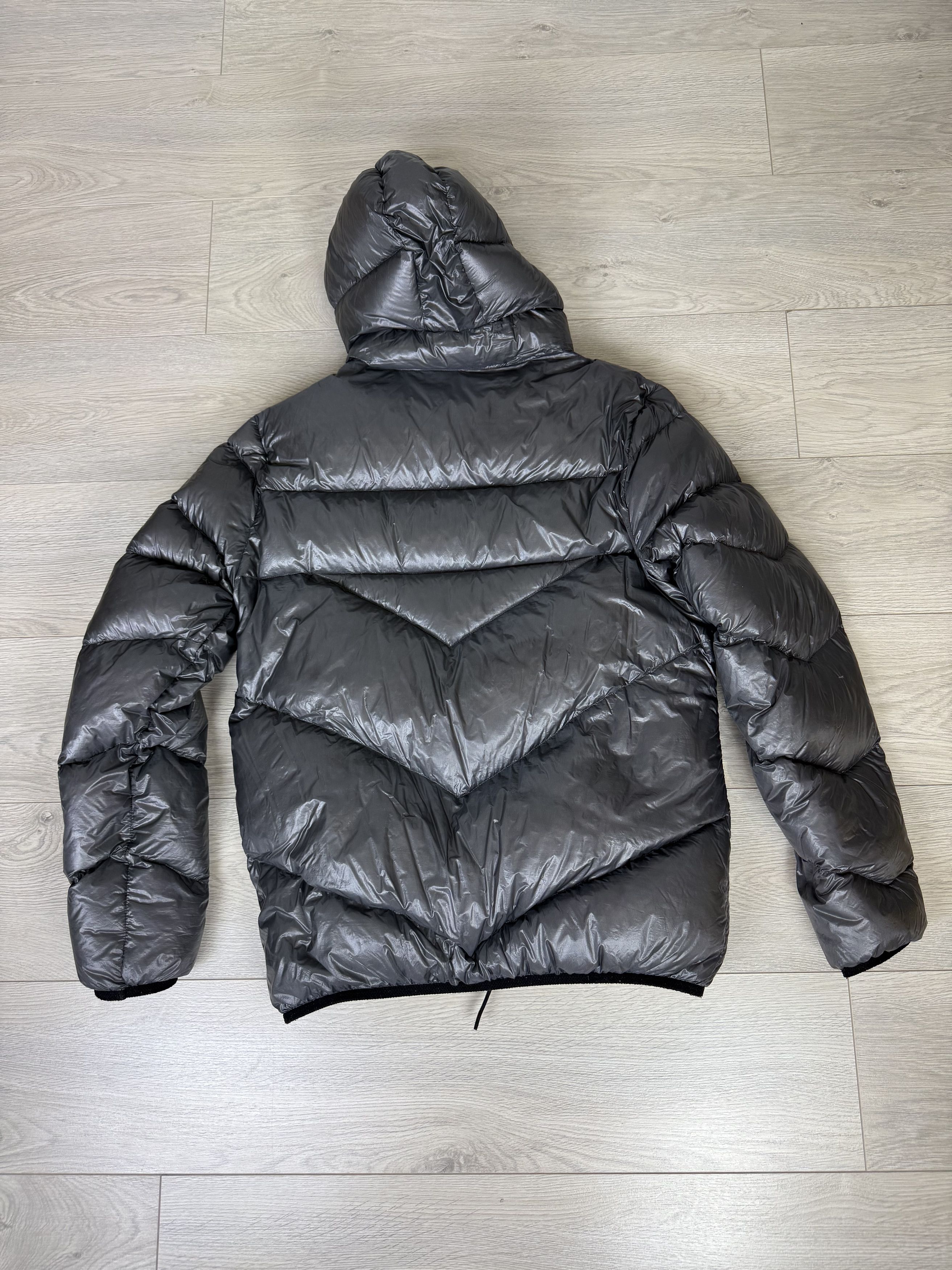 Isaora ISAORA Grey Down 7D Hooded Jacket Size US XXL / EU 58 / 5 - 4 Thumbnail
