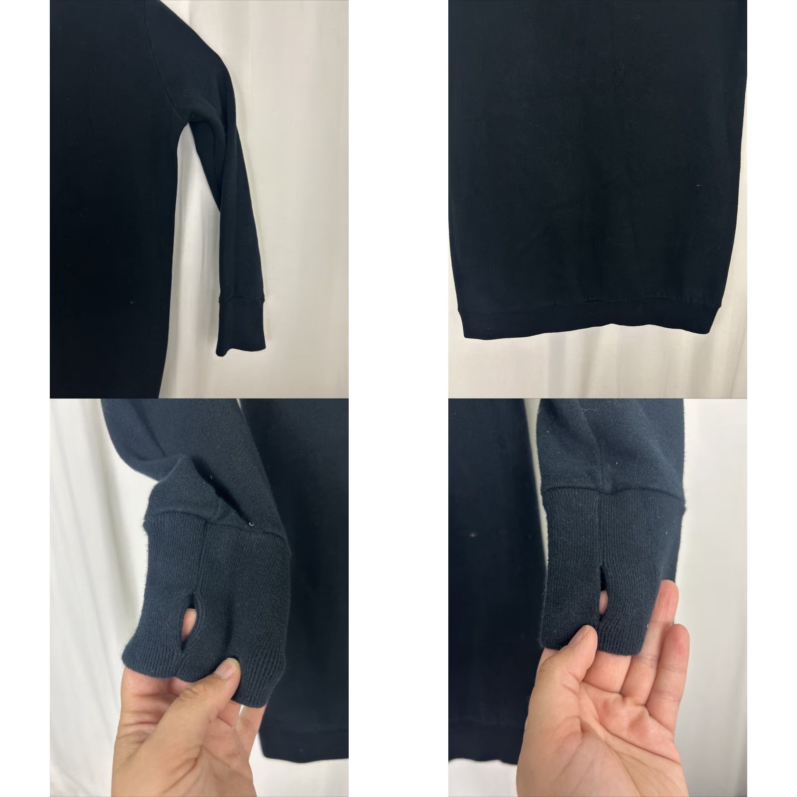 Fabletics Fabletics Sweatshirt Pullover Kangaroo Pocket Crew Neck Black Womens Size S Short Description: – Size S / US 4 / IT 40 - 9 Thumbnail