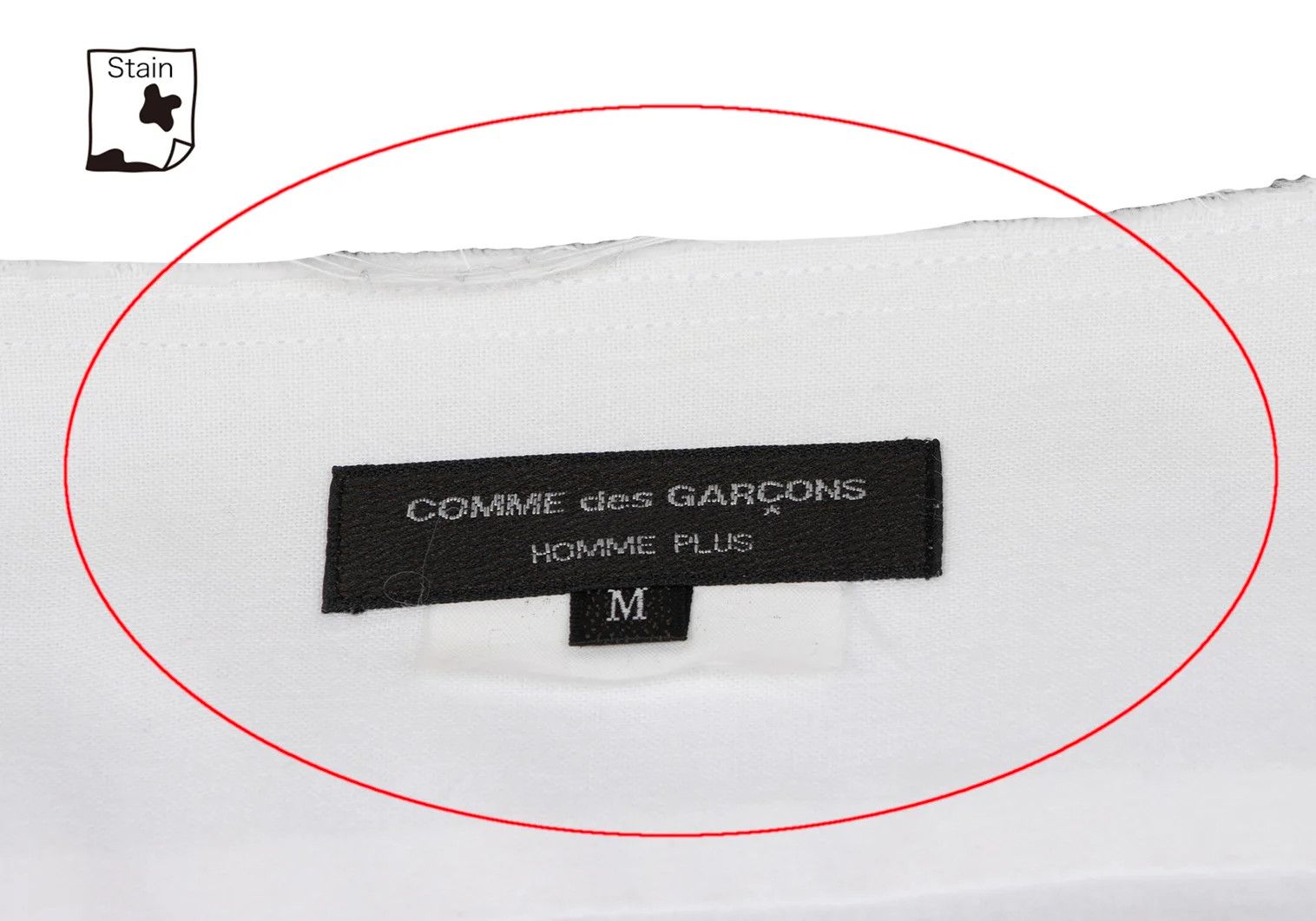 Comme des Garcons Homme Plus Dot Embroidered Long Sleeve No-Collar Shirt Off Blue M Size US M / EU 48-50 / 2 - 6 Thumbnail