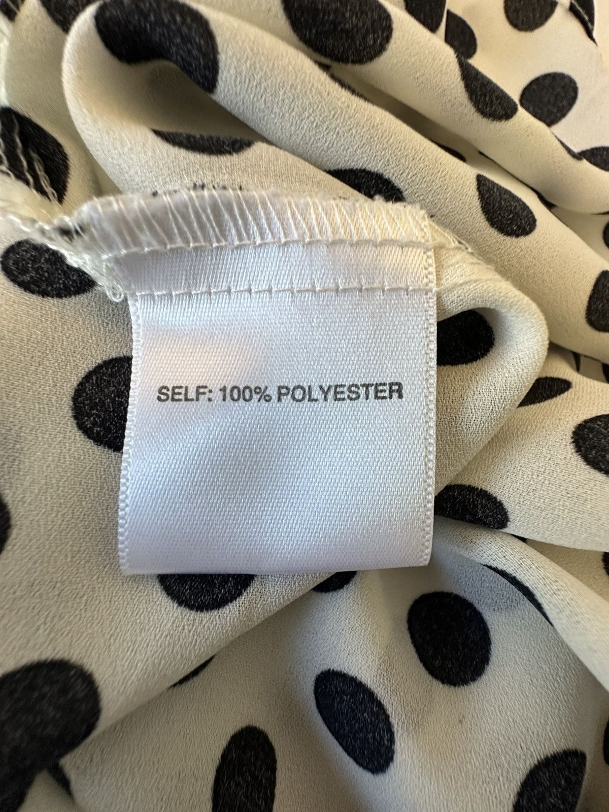 Other Rose + Olive Women’s Polka Dot Top Sz X-Large Size XL / US 12-14 / IT 48-50 - 6 Thumbnail