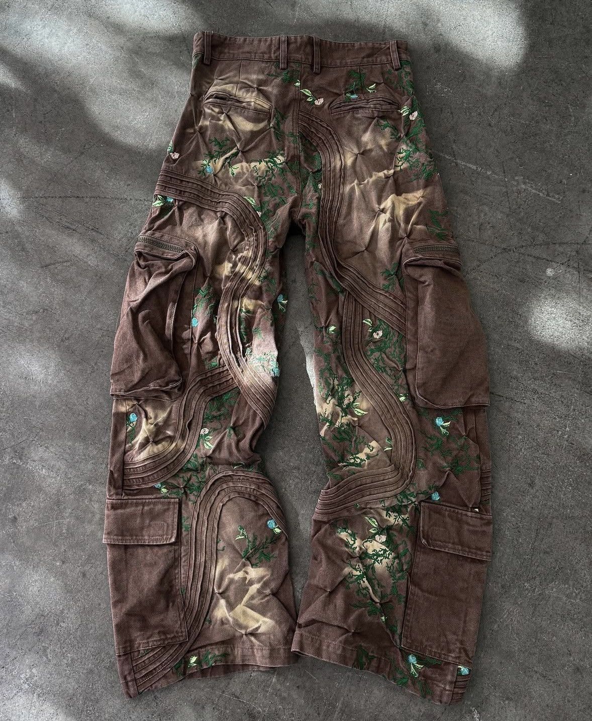 Bad Son badson woodland overgrowth cargo pants XS Size US 26 / EU 42 - 1 Thumbnail