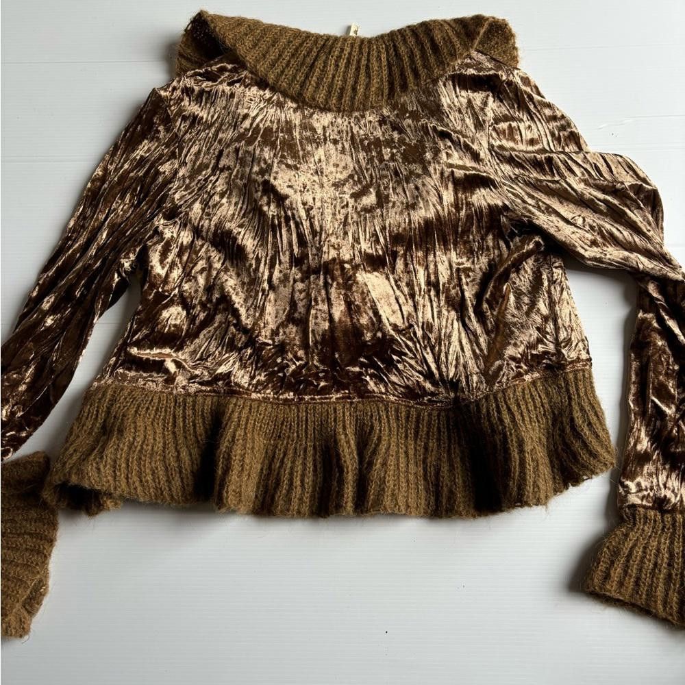 Designer Y2K Baddie Tie-Up Front Vest Size L / US 10 / IT 46 - 2 Thumbnail