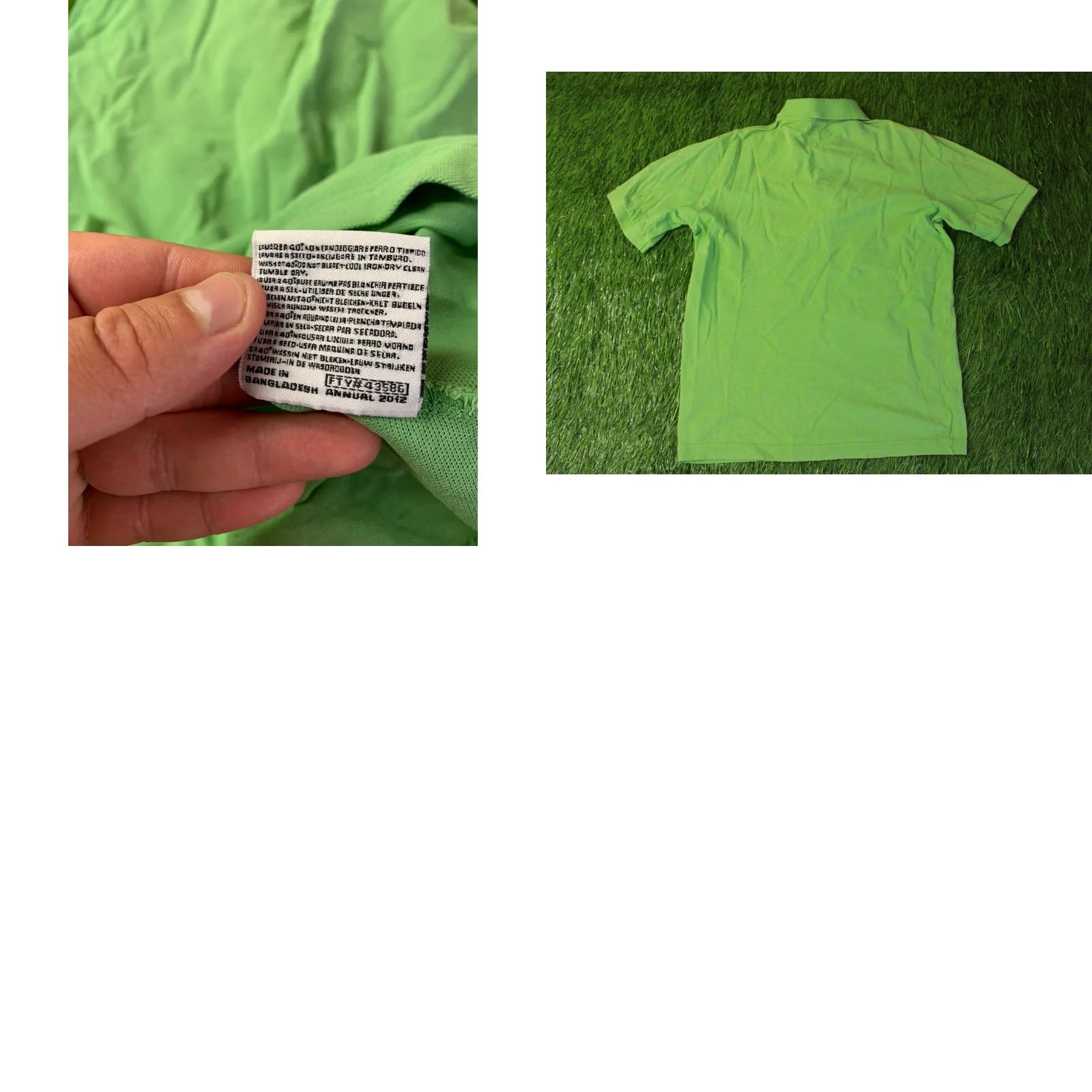 Kappa Kappa Polo Shirt Mens Short Sleeve Jersey 100% Cotton Green M Medium Shirt Regular Size M Polo Mens Green 2012 Size US M / EU 48-50 / 2 - 8 Thumbnail