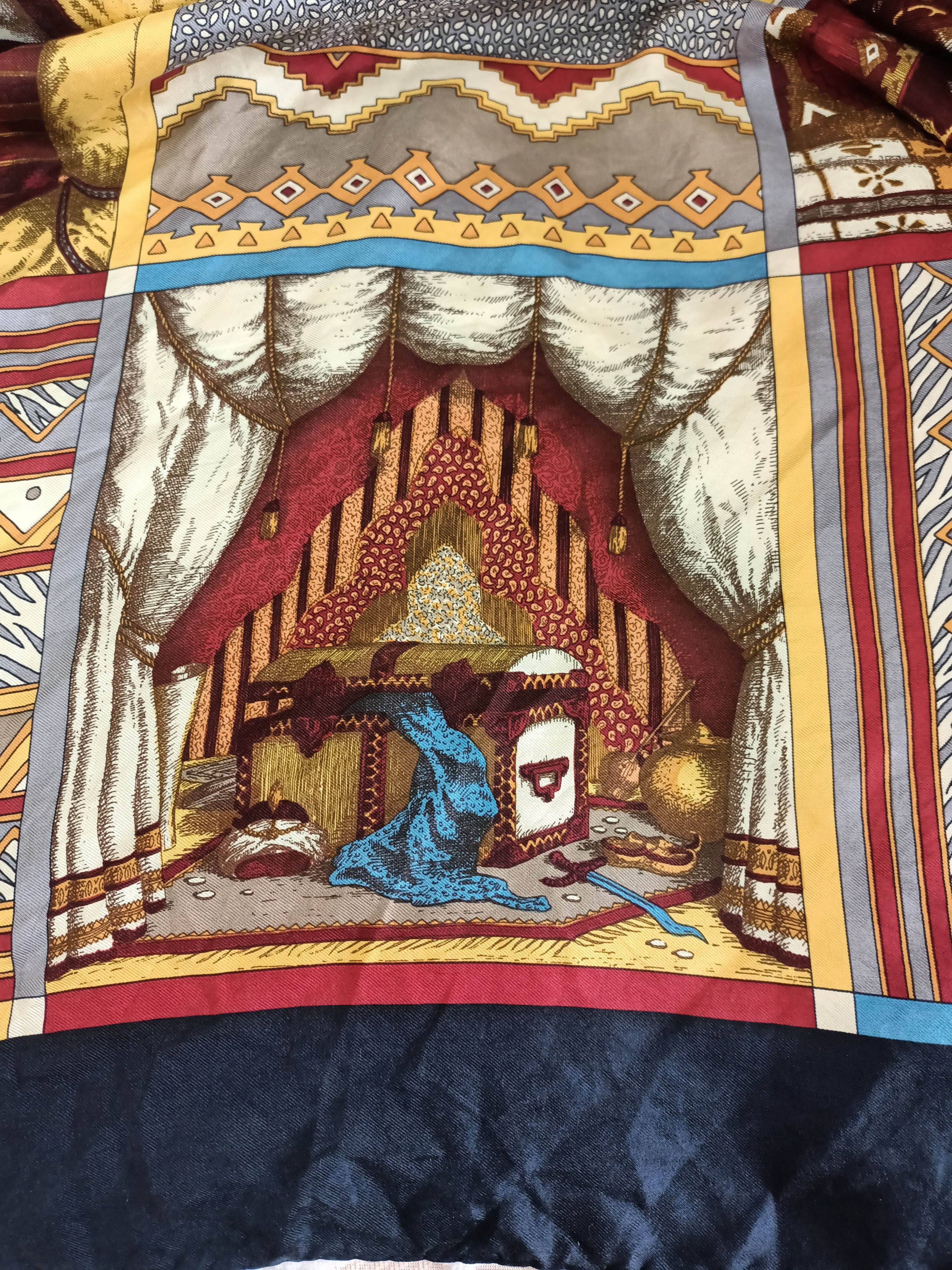 Alviero Martini Vintage Alviero Martini Hand Made Silk Scarves Size ONE SIZE - 7 Thumbnail