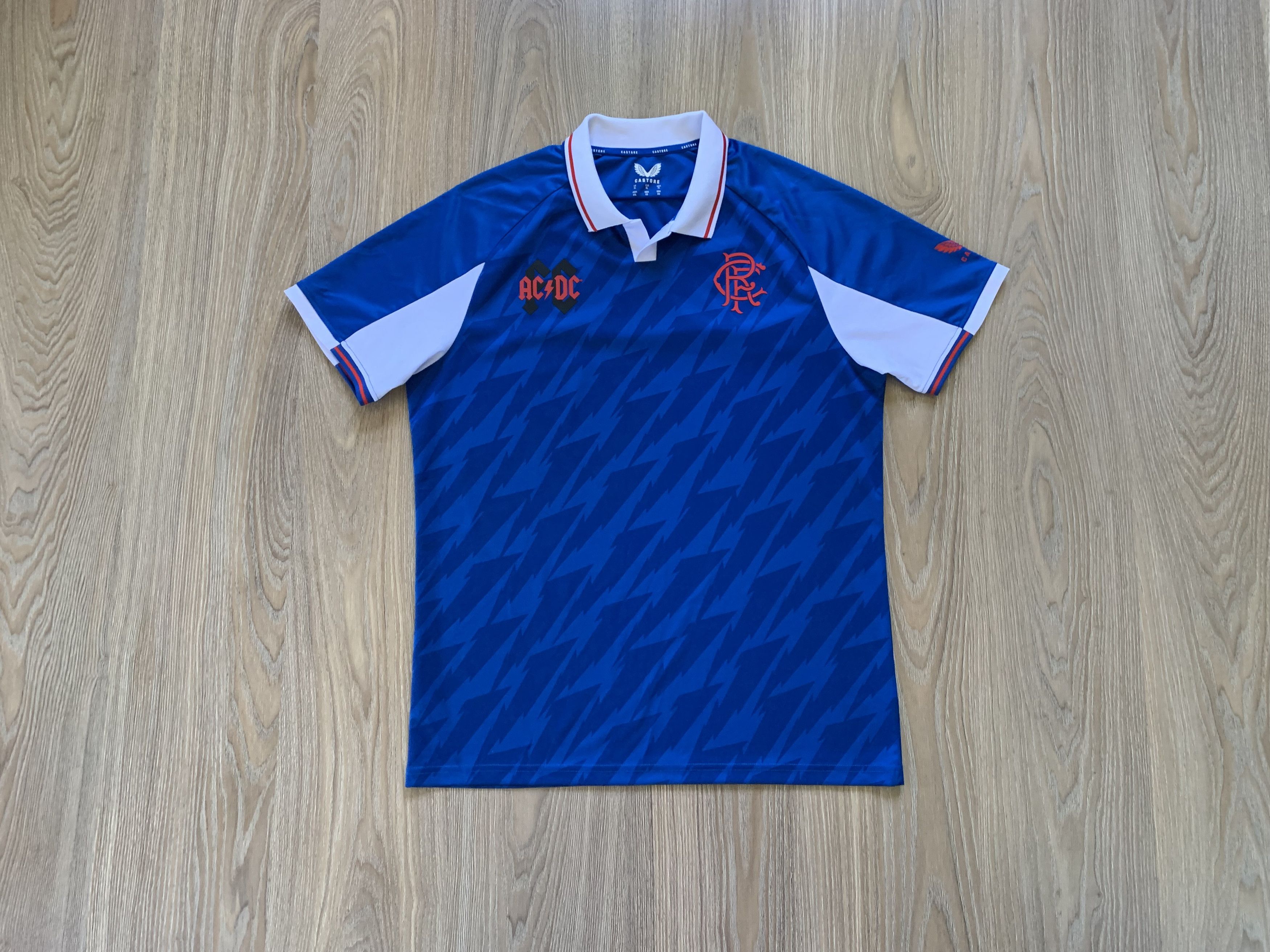 Castore Castore AC DC Rangers 2023 Training Polo Jersey Size US XL / EU 56 / 4 - 9 Thumbnail