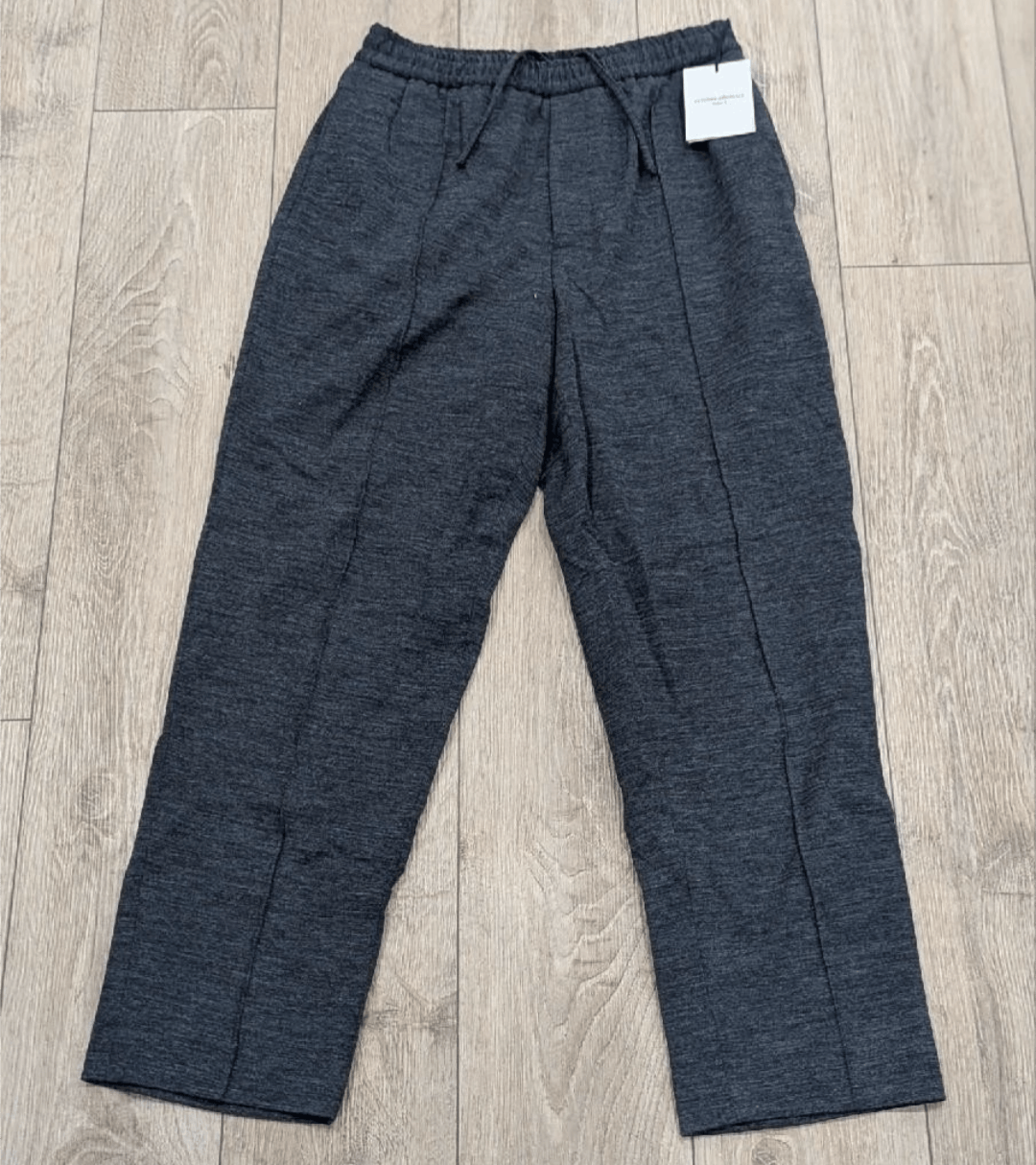Officine Generale OFFICINE GENERALE Wool Blend Jogger Pants Mid Gray 54 US 38 Size US 38 / EU 54 - 1 Thumbnail
