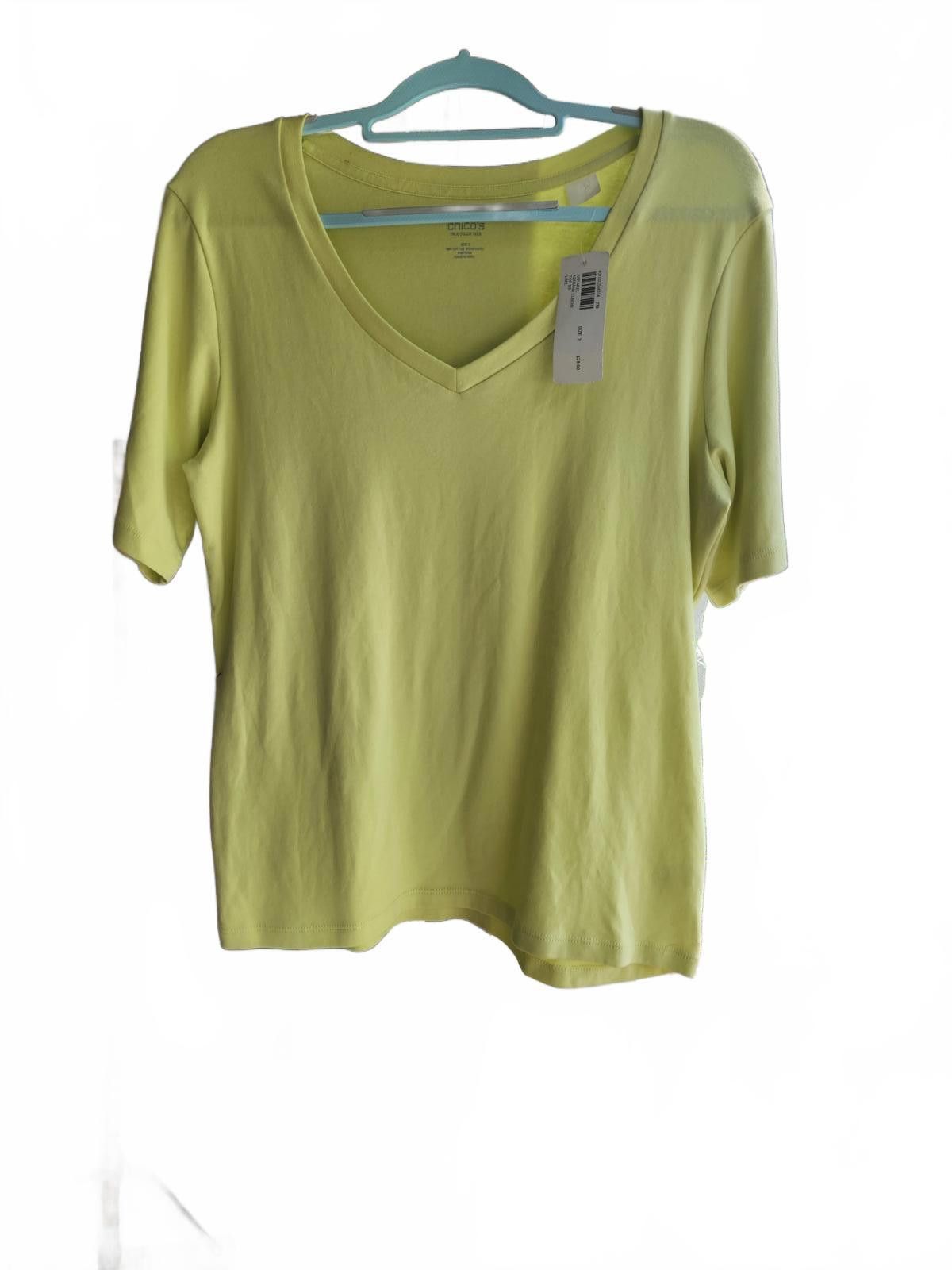 Other Chicos tshirt vneck Size XS / US 0-2 / IT 36-38 - 1 Thumbnail