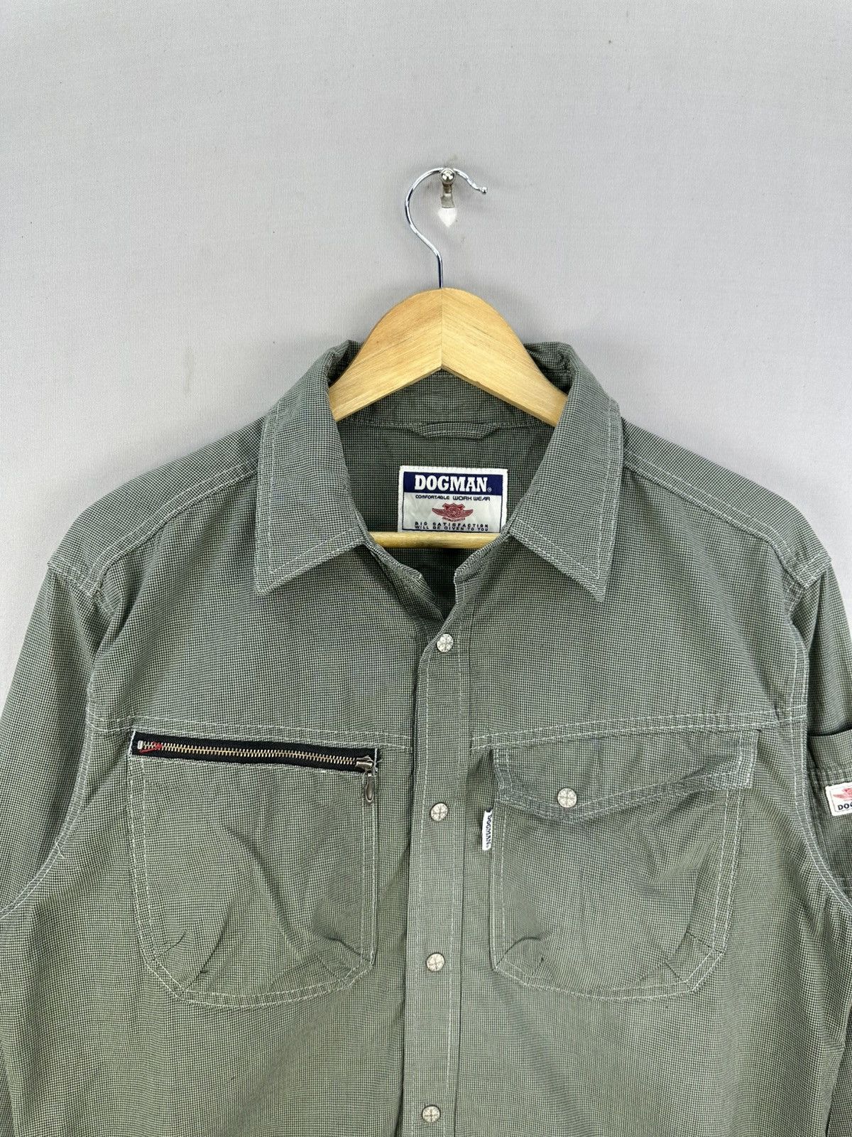 Japanese Brand Dogman Cross Snap Button Tactical Workwear Style Jacket Size US M / EU 48-50 / 2 - 7 Thumbnail