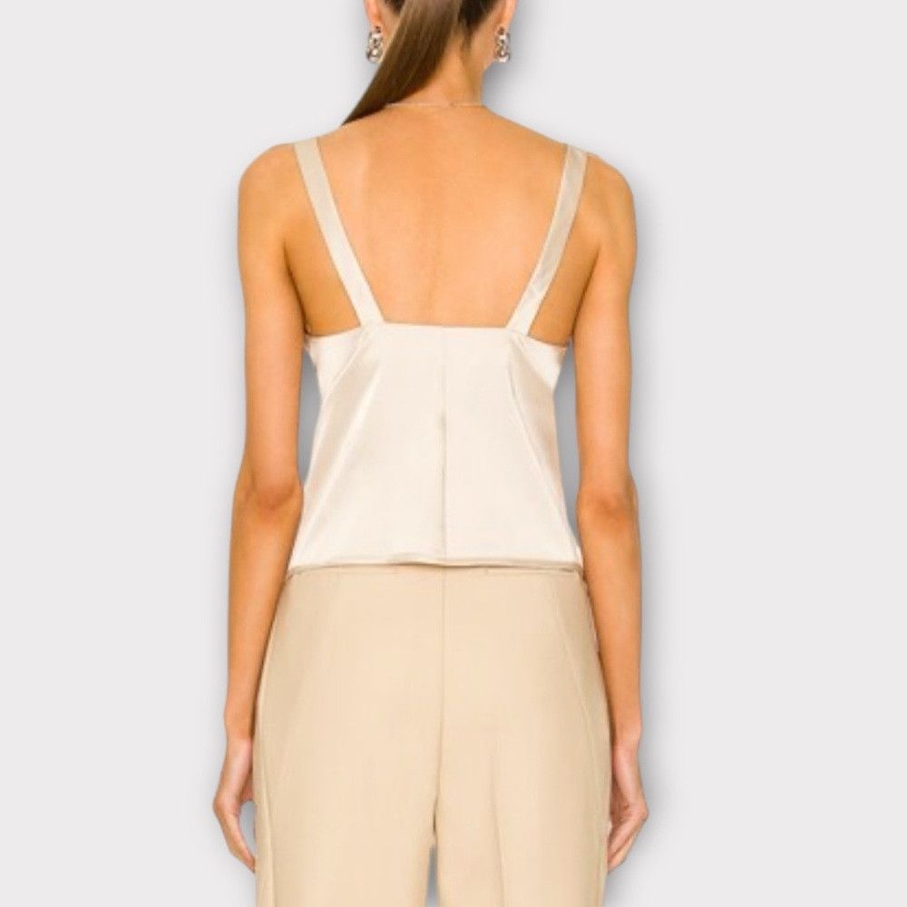 Nanushka Nanushka Klara Top in Creme – Size S Size S / US 4 / IT 40 - 3 Thumbnail