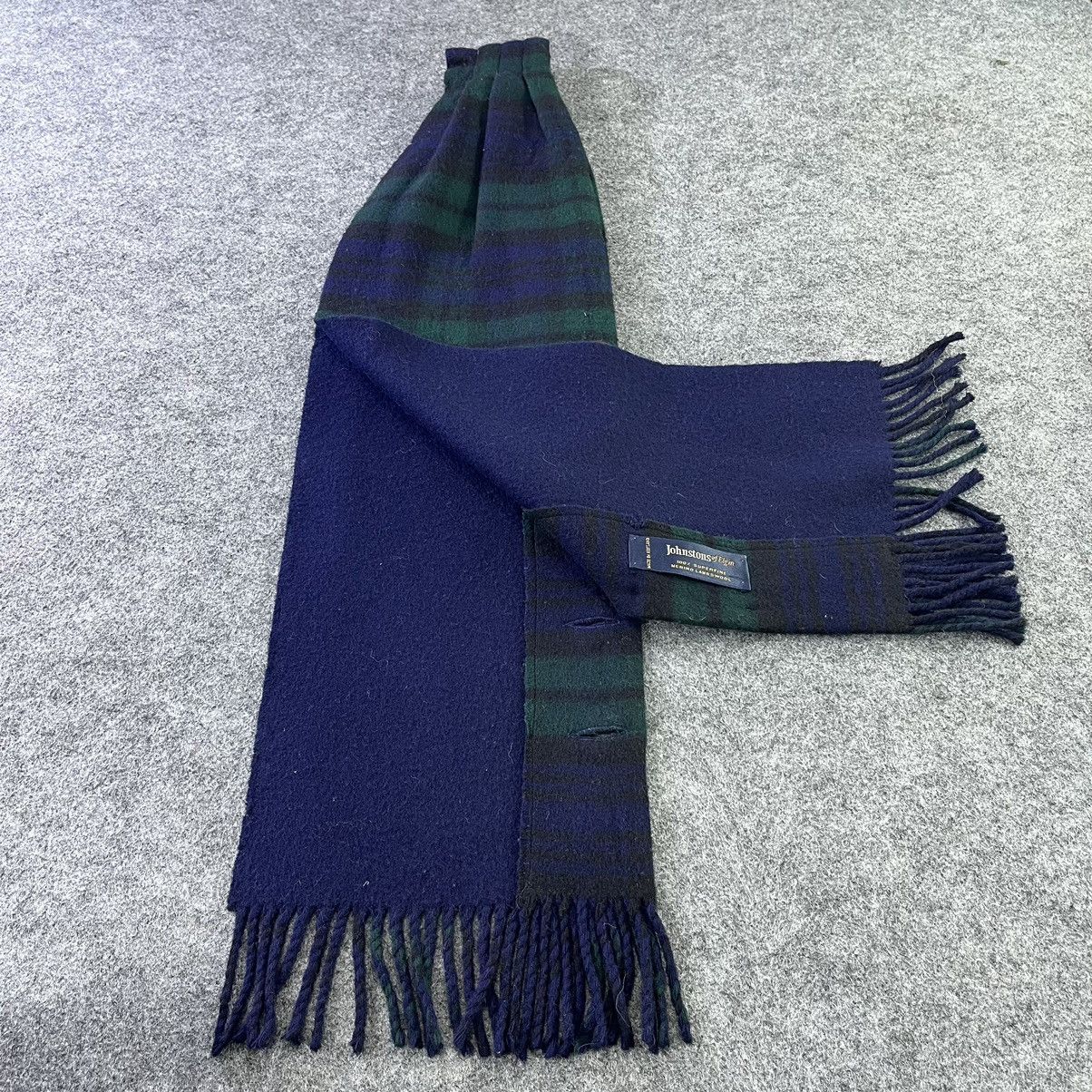 Johnstons Of Elgin × Vintage Johnstons Of Elgin Scarf / Muffler / Neckwear - T905 Size ONE SIZE - 2 Thumbnail