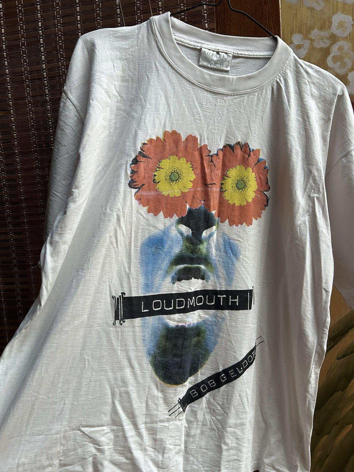 Band Tees × Vintage Vintage 90’s Bob Geldof The Boomtown Rats Loudmouth T-shirt Size US L / EU 52-54 / 3 - 3 Thumbnail